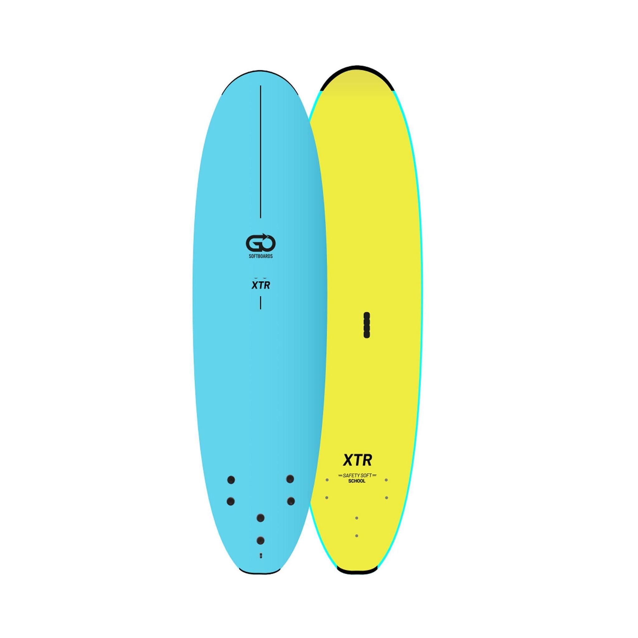 GO Surfboard School Safety Soft XTR 9.0 wide body Blau