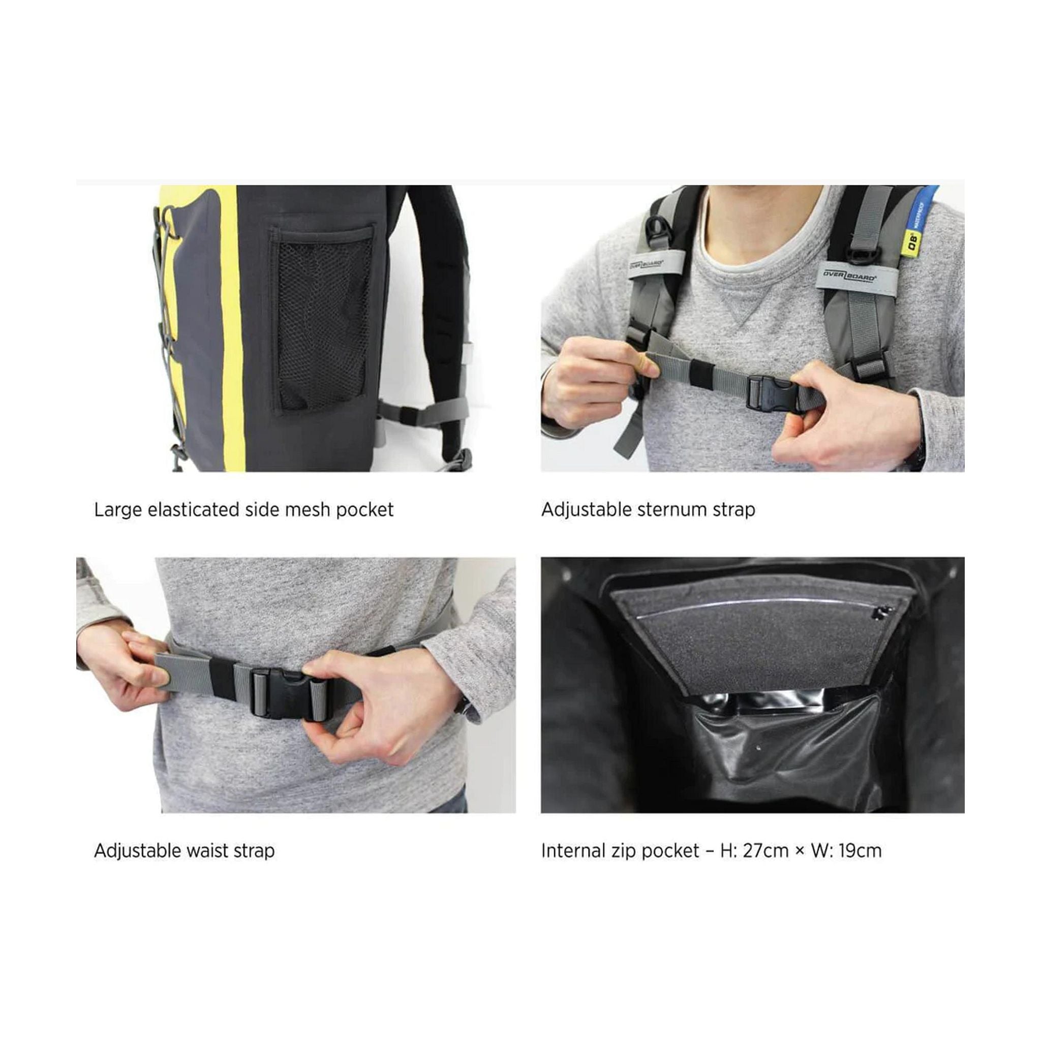 OverBoard wasserdichter Rucksack 20