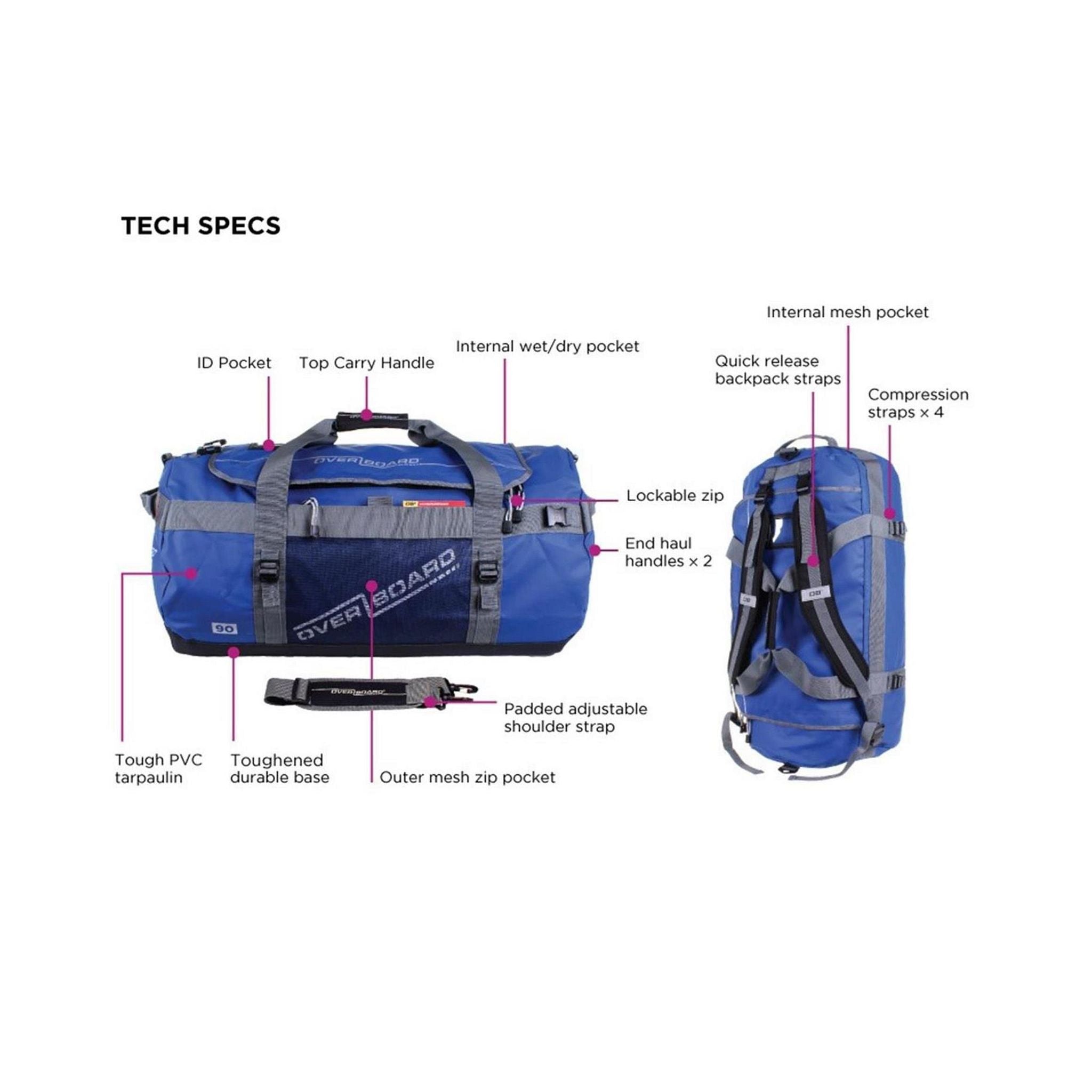 OverBoard waterproof Duffel Bag ADV 90