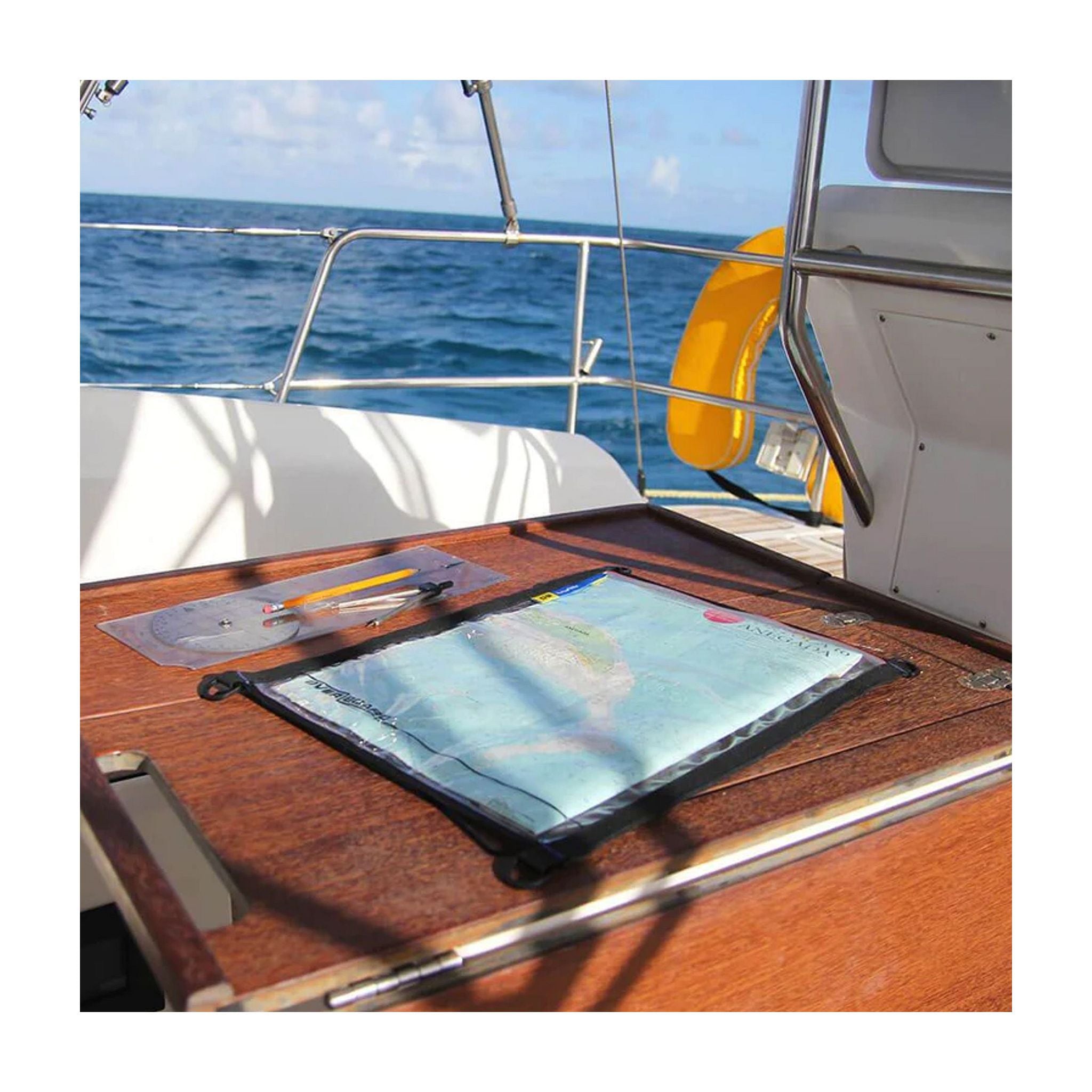 OverBoard wasserdichte Dokumententasche für Karten Black