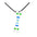 Silver+Surf Jewelry Ski Cross Circle Winter L Silver