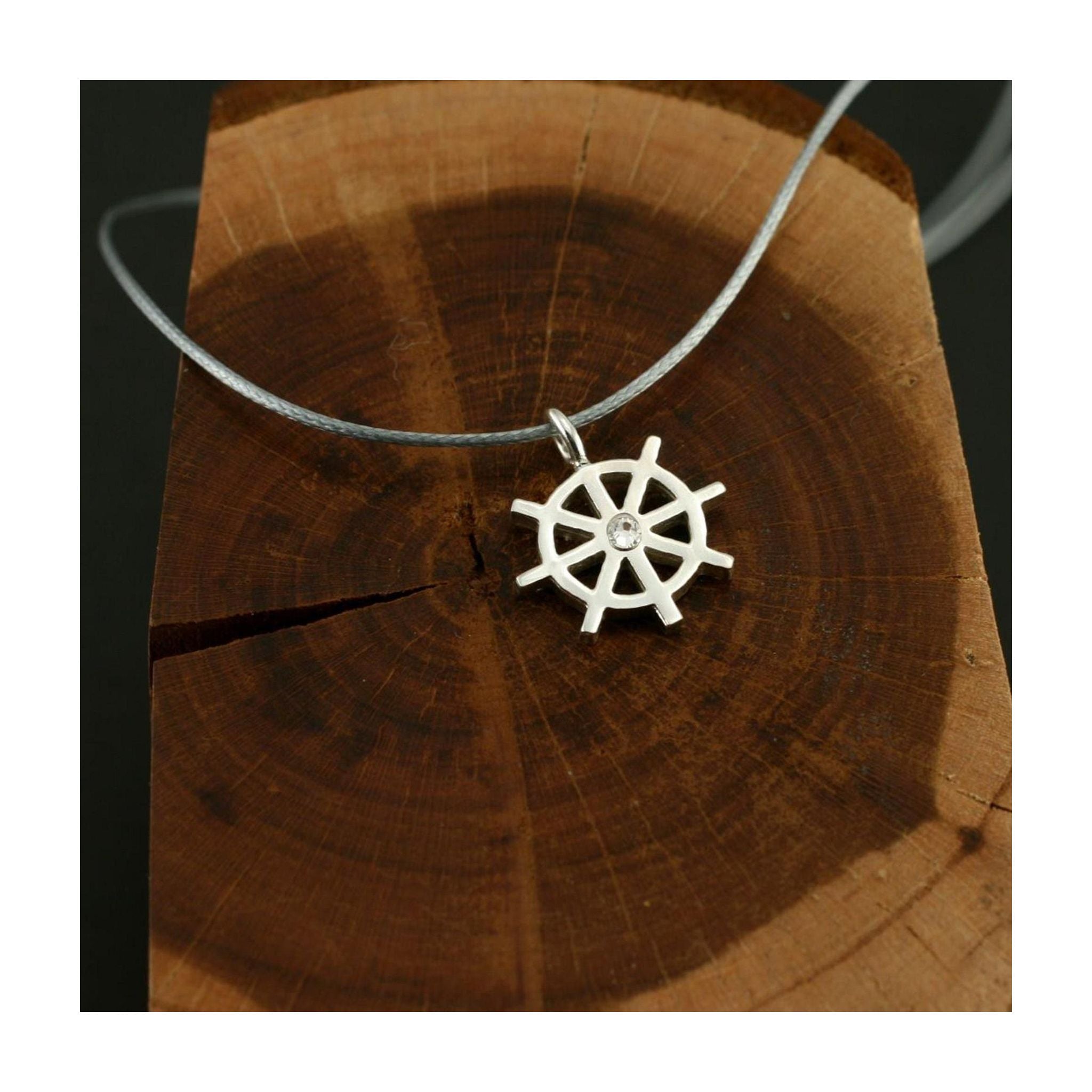 Silver+Surf silver jewelry boat steering wheel S