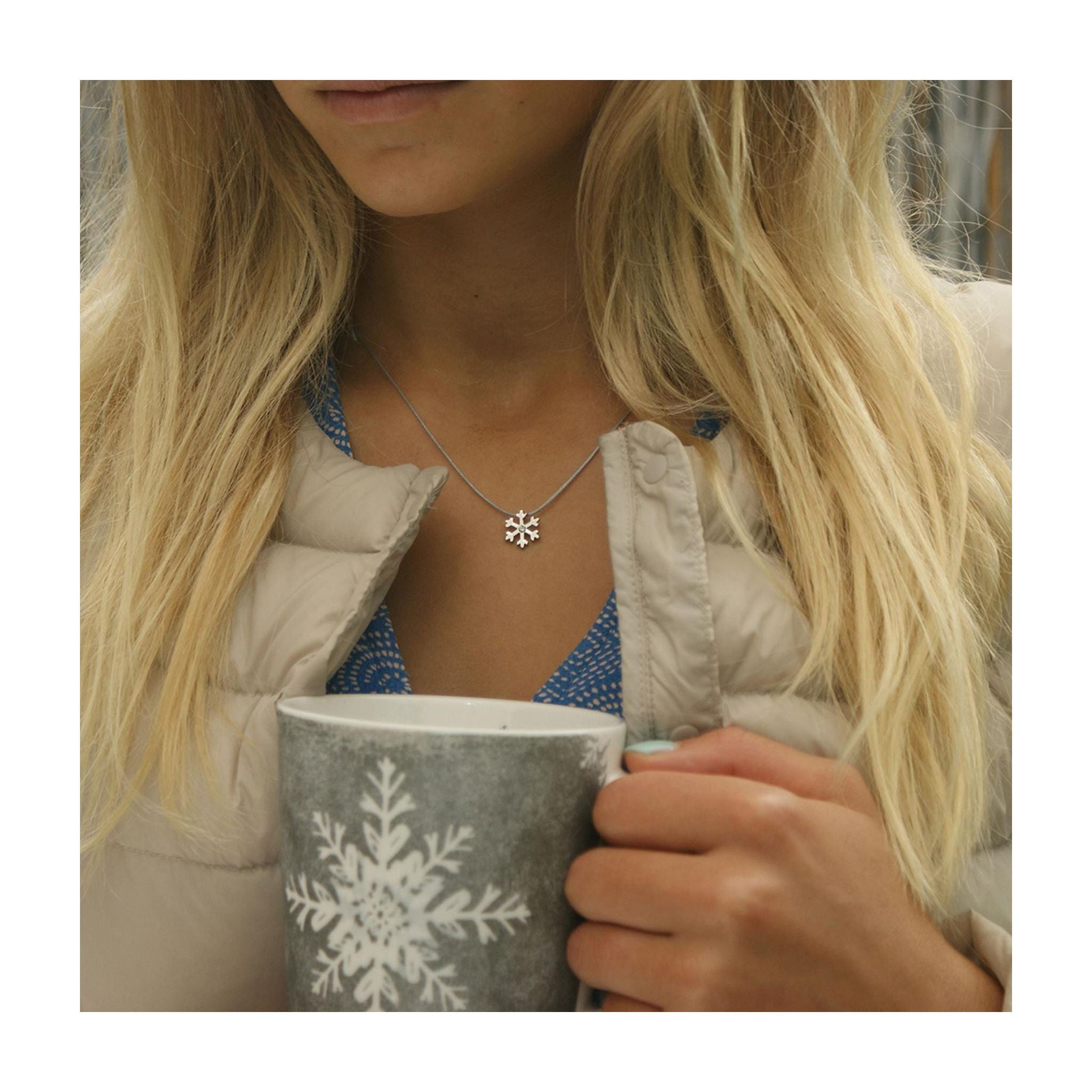 Silver+Surf Silver Jewelry Snow Crystal S