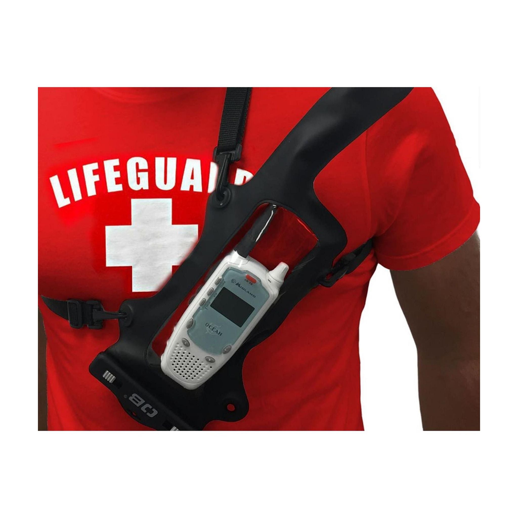 OverBoard wasserdichte Tasche für VHF-Funkgerät Black