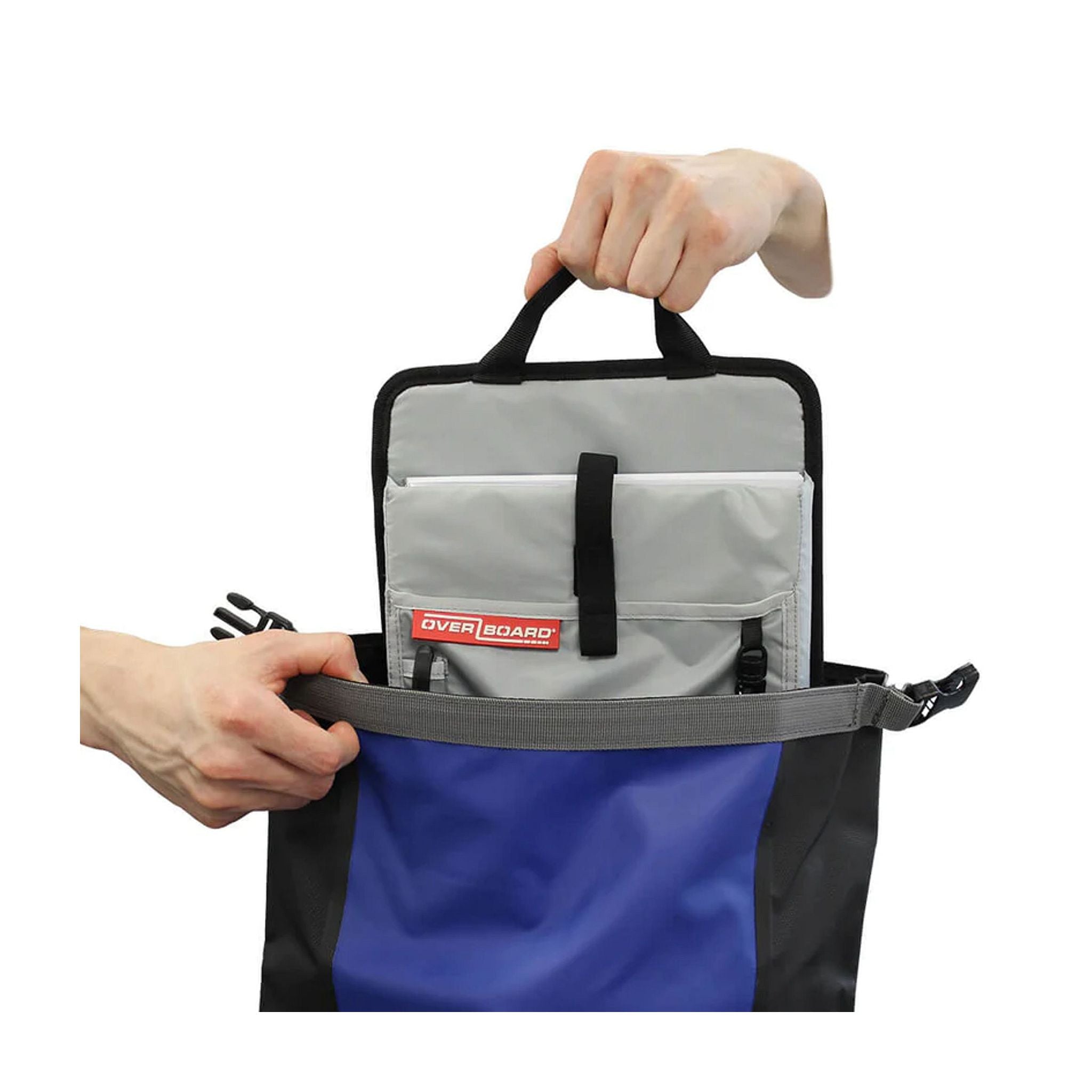 OverBoard laptop tablet organizer for backpacks Grey
