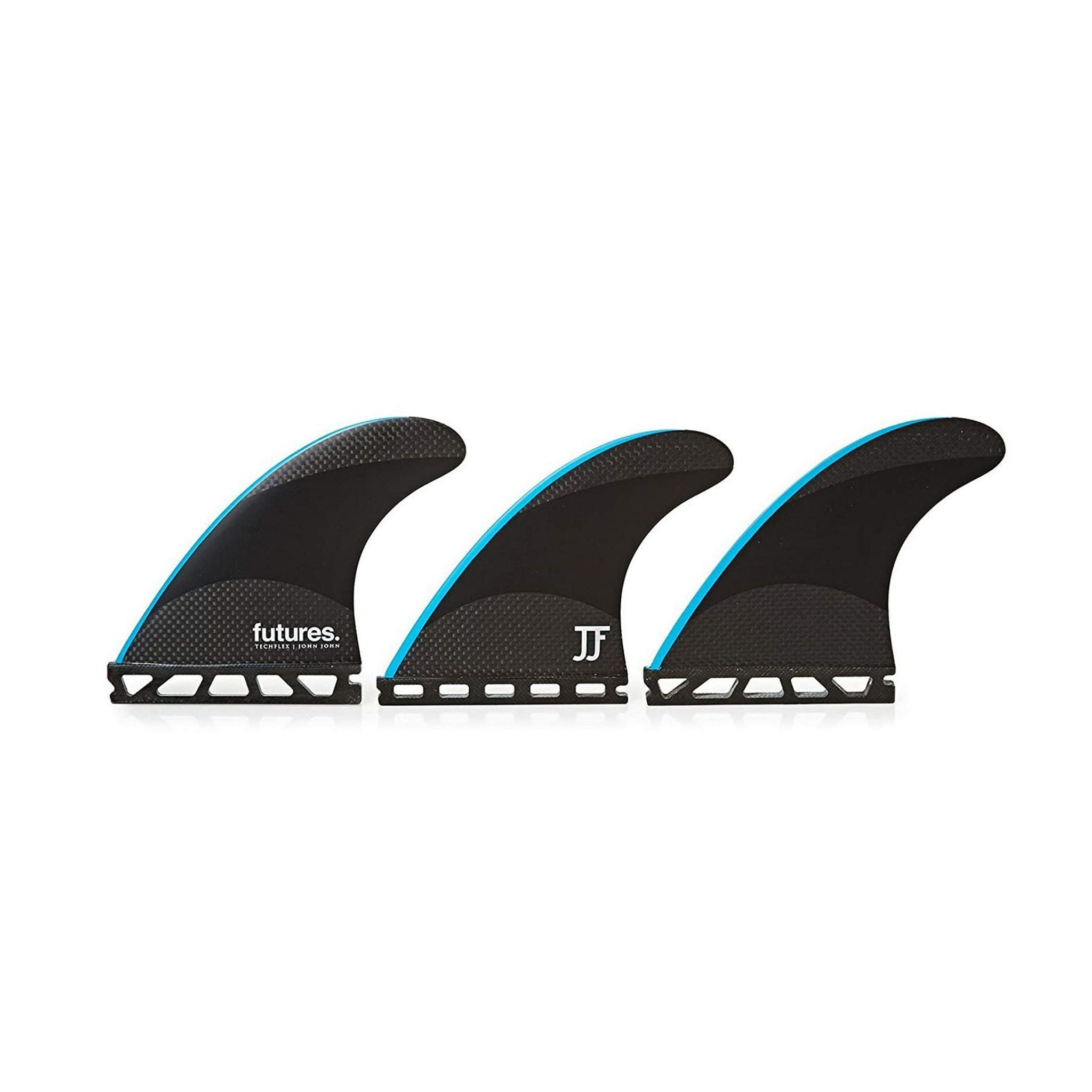 FUTURES Thruster Fin Set JJF-2 Techflex S Black 4.0