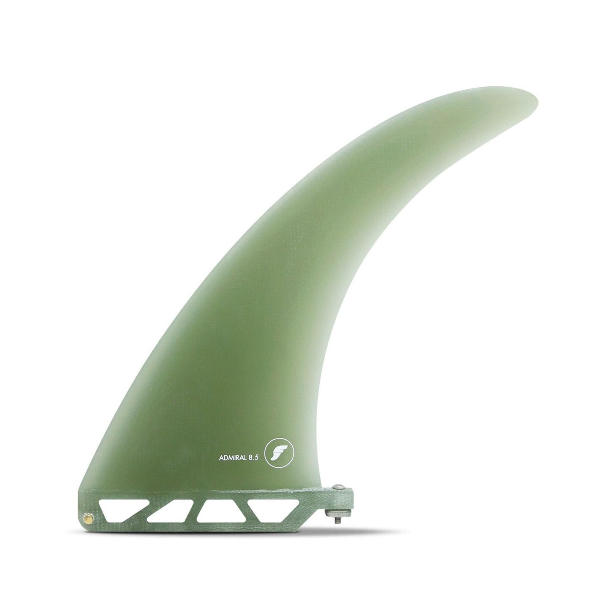 FUTURES Single Fin Admiral Volan Fiberglass US 8.5 Green