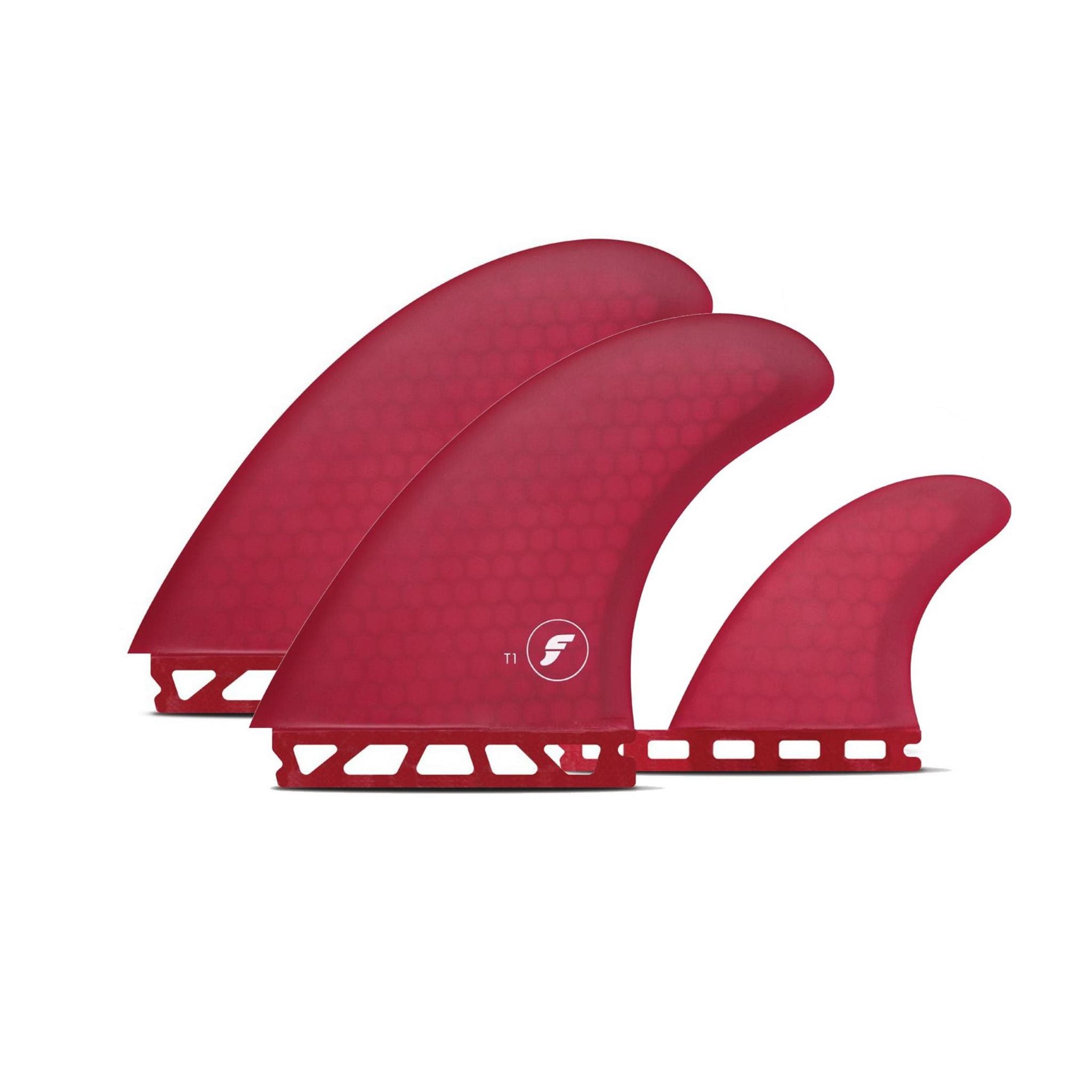 FUTURES Twin Tri-Fin Set T1 N/A Red