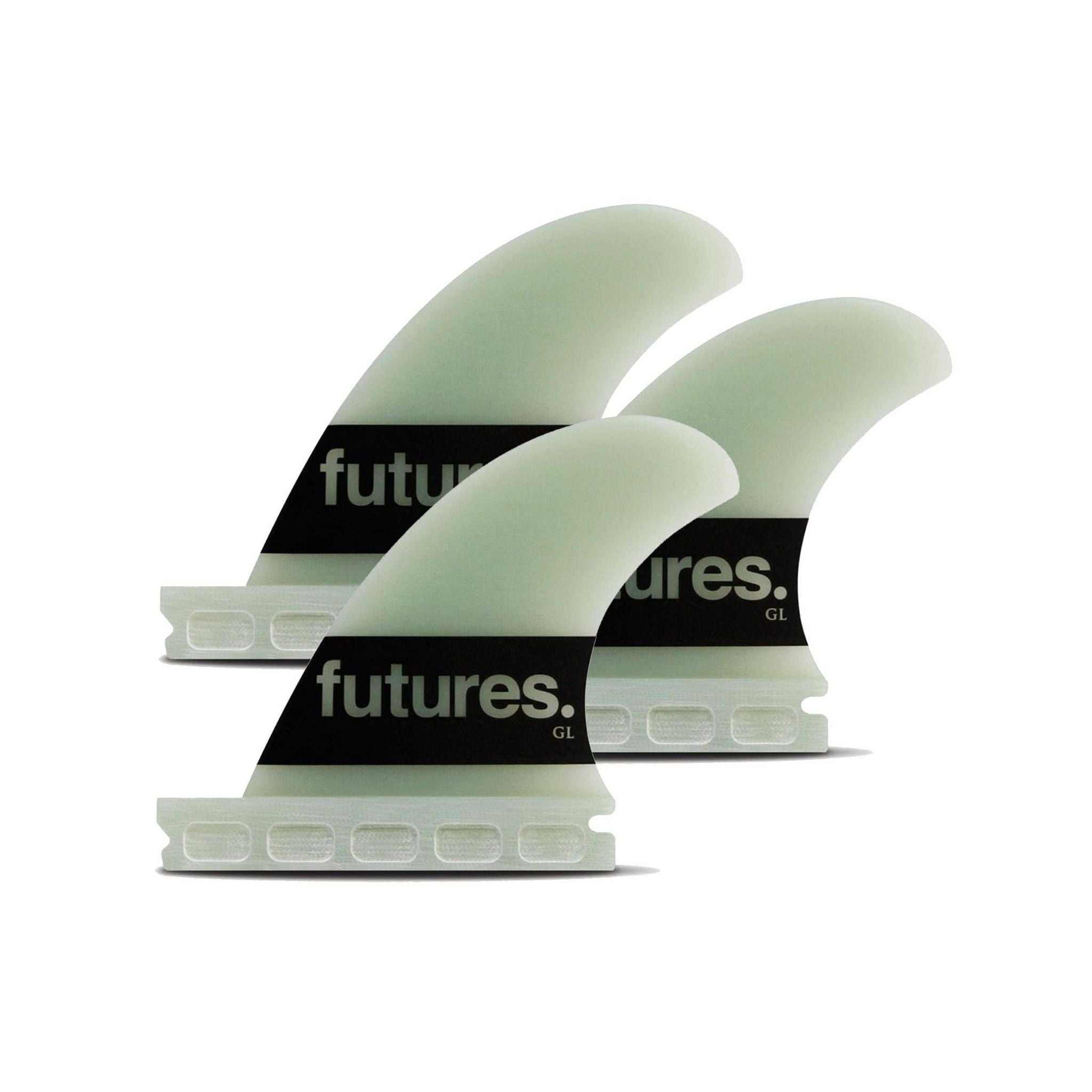 FUTURES Big Wave Thruster Fin Set Gerry Lopez G10 N/A Green 0.0