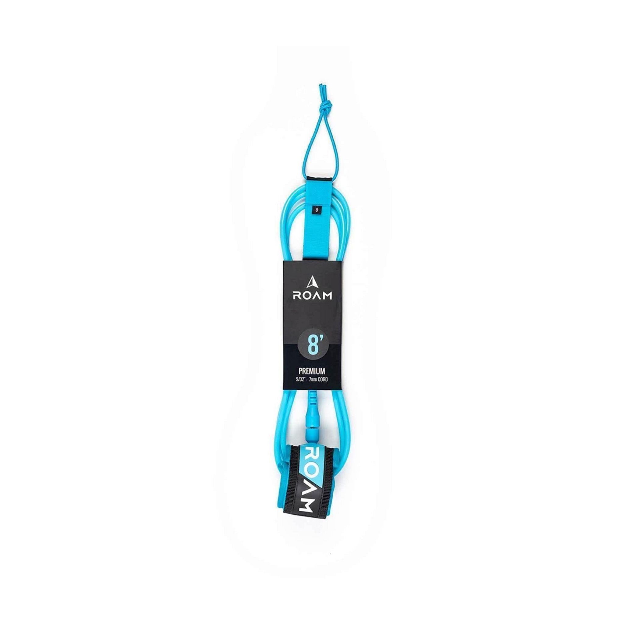 ROAM Premium 9.0 Surfboard Leash. Blue