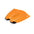 ROAM Footpad Deck Grip Traction Pad 3-piece Orange