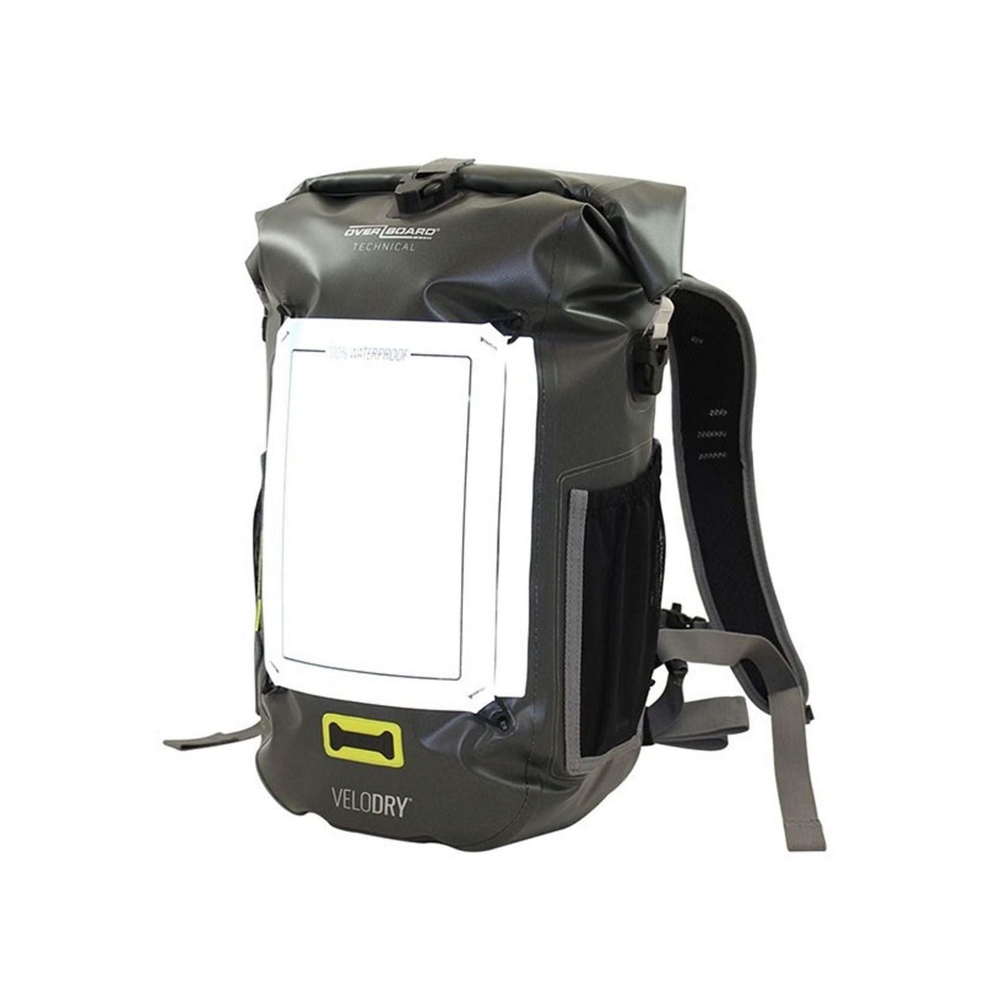 Waterproof bike backpack OverBoard VeloDry 20 Grey