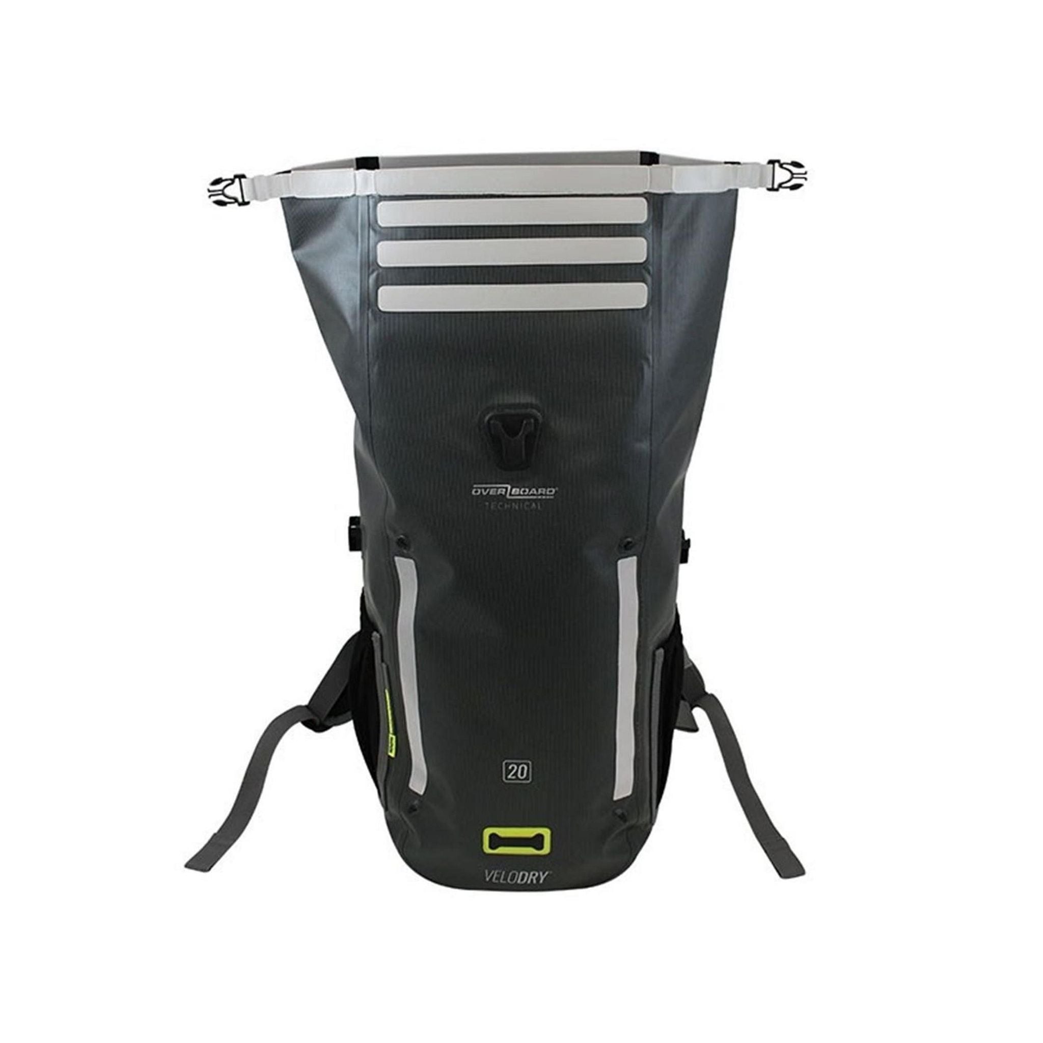 Waterproof bike backpack OverBoard VeloDry 20 Grey