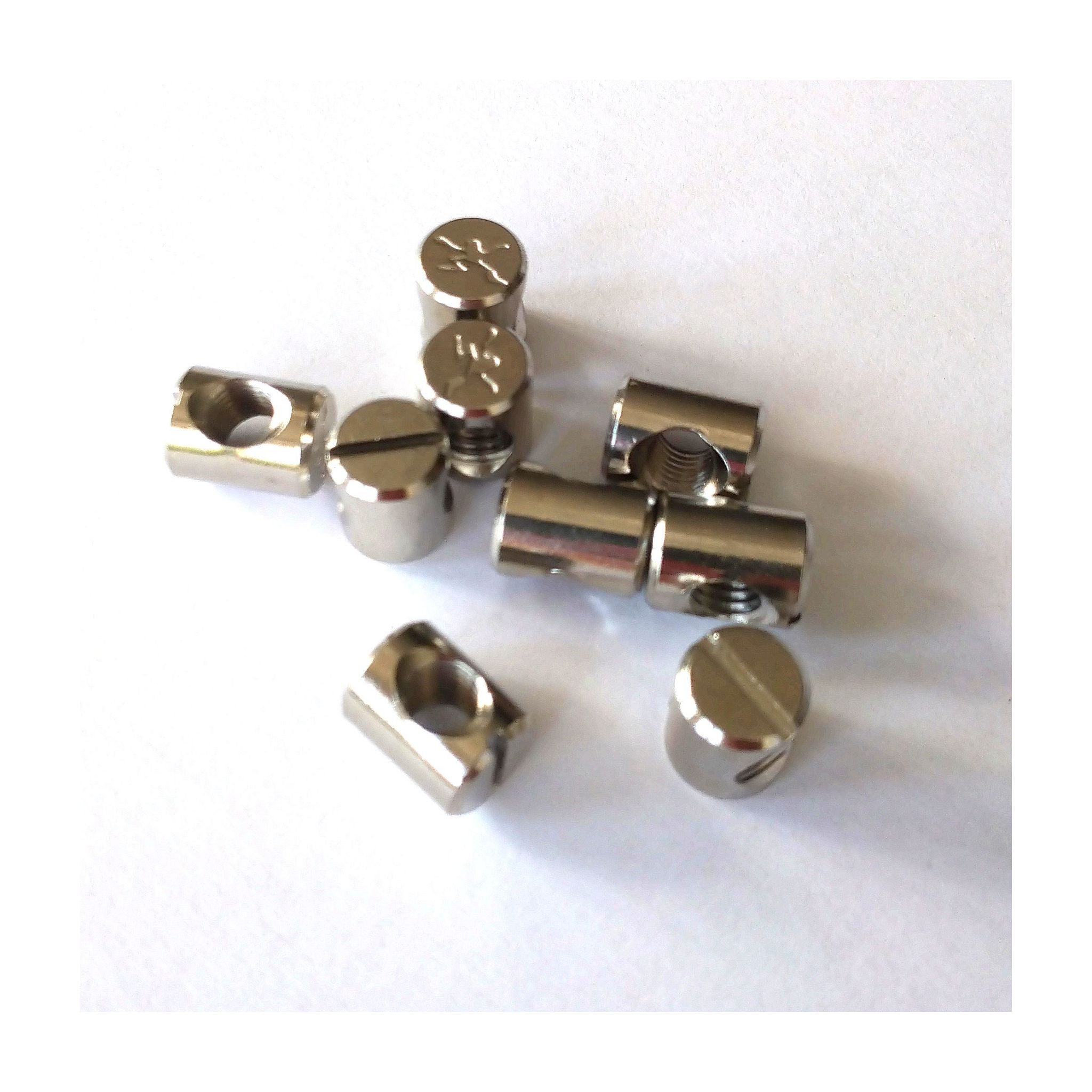 10x inserts for windsurf board fin screws Chrome