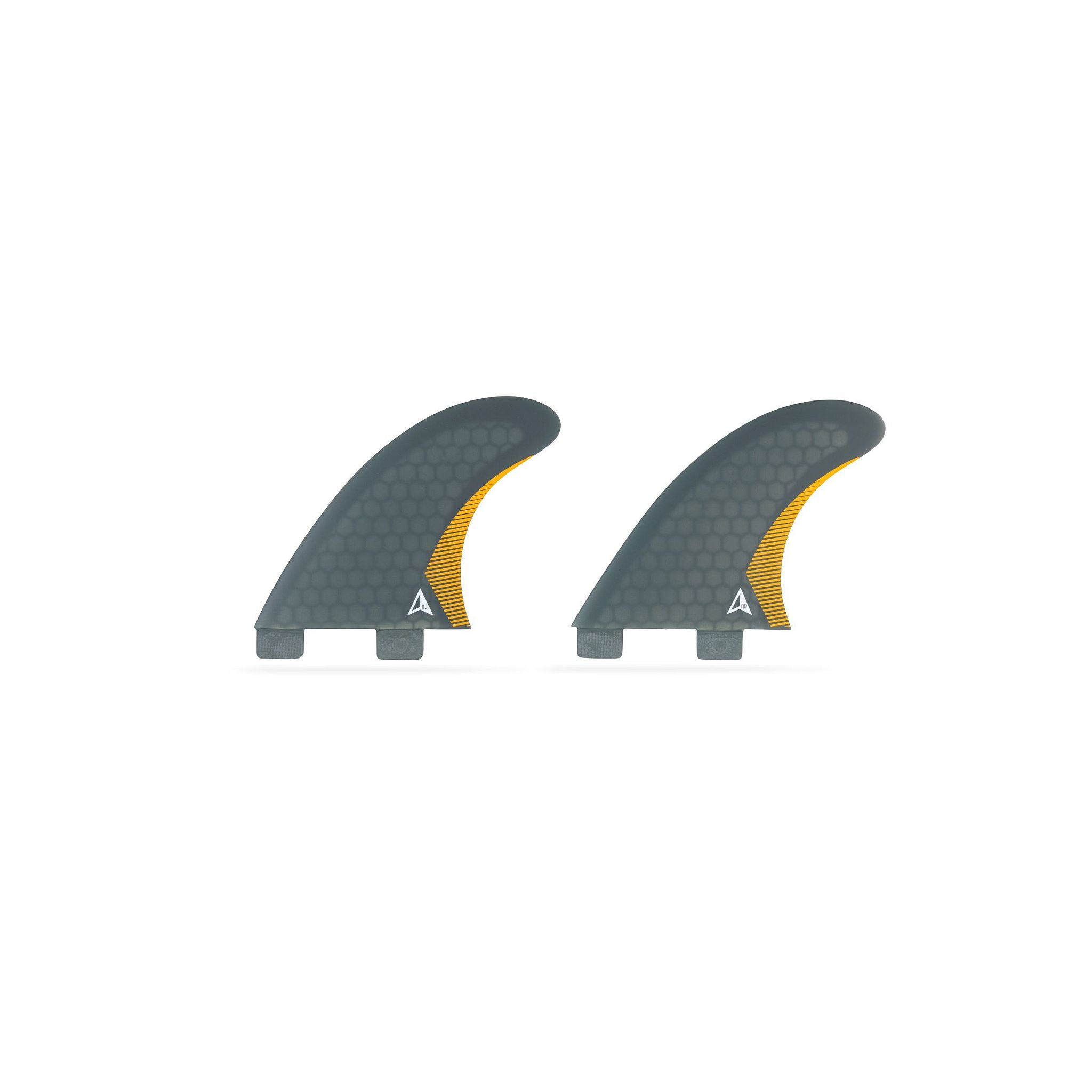 ROAM Quad Rear Fin Set two tab M Smoke