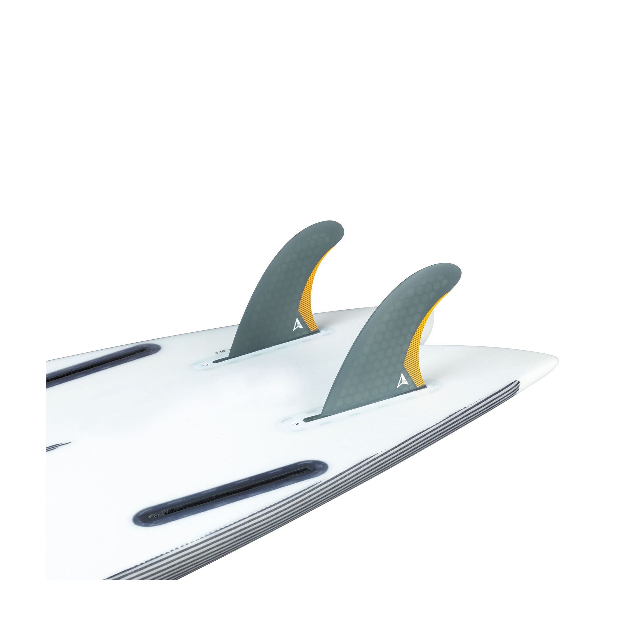 ROAM Quad Rear Fin Set two tab M Smoke