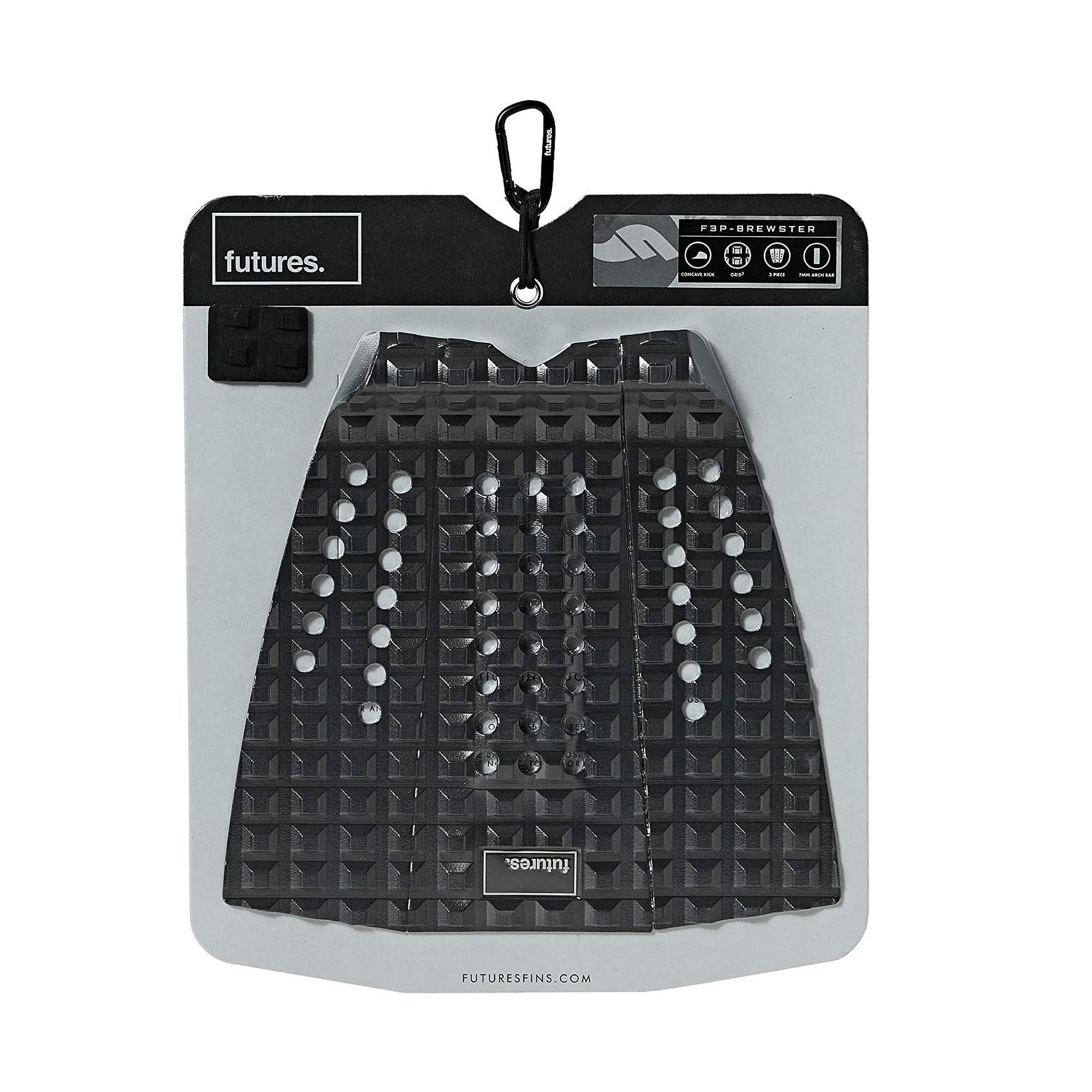 Futures Traction Pad Surfboard Footpad Brewster Black