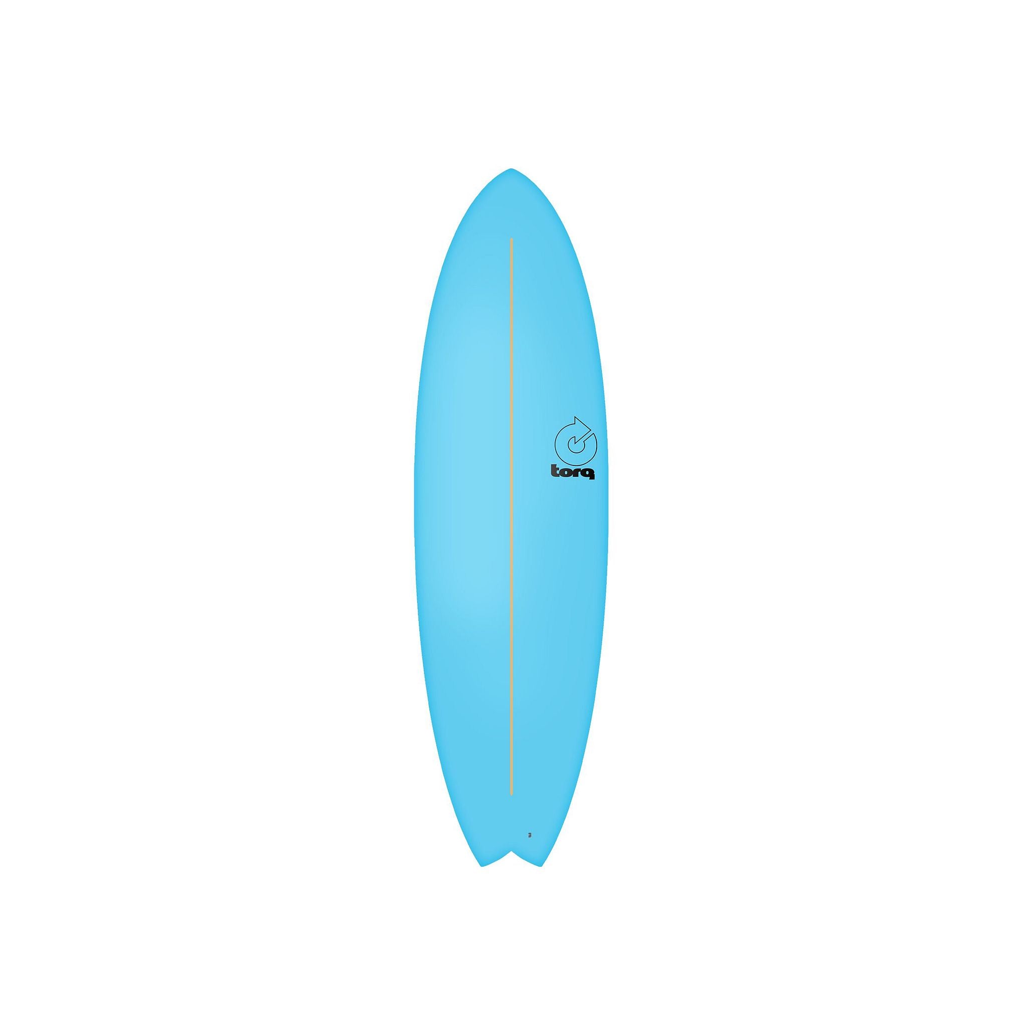 Surfboard TORQ Softboard 7.2 Mod Fish Blau