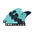 FUTURES Thruster Fin Set AM1 Al Merrick Honeycomb M Turquoise 5.8