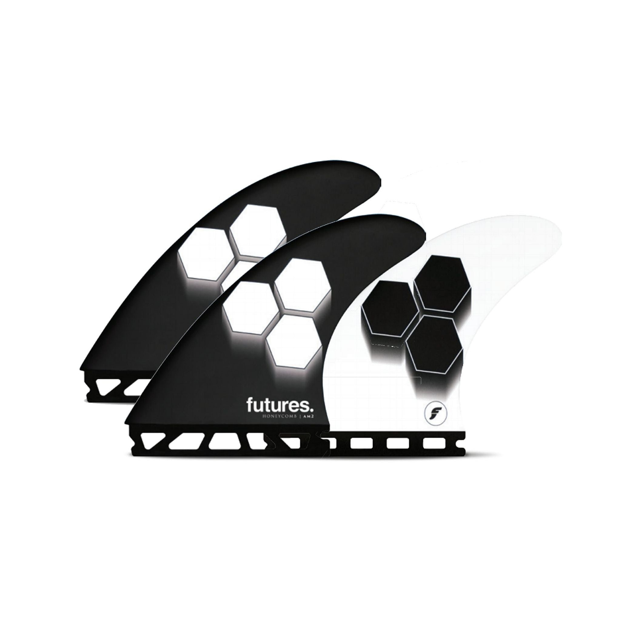 Futures Thruster Finnenset AM2 Al Merrick Honeycomb L Black 5.8