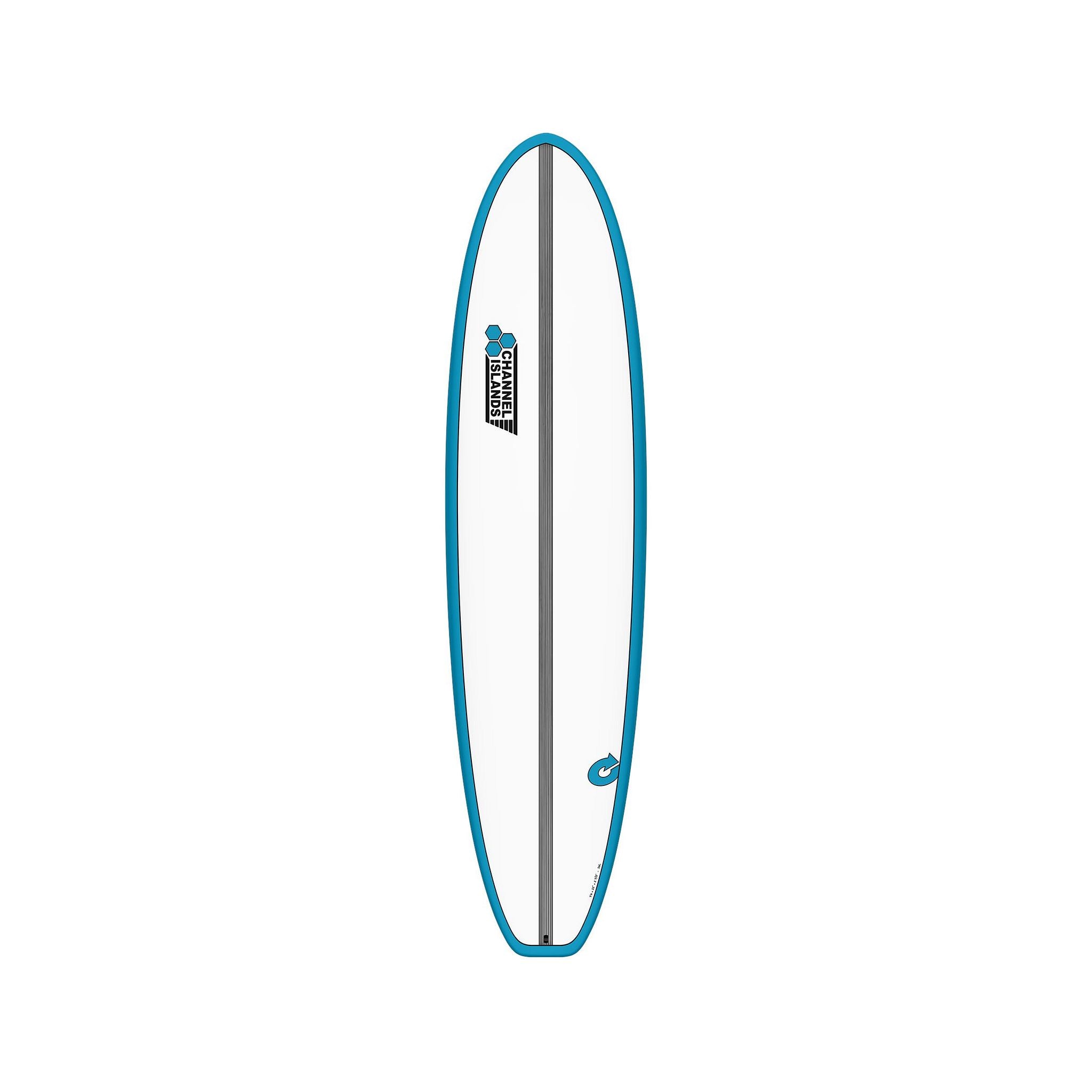 Surfboard CHANNEL ISLANDS X-lite Chancho 8.0 x 22 1/4 63 Blue Mini Longboard
