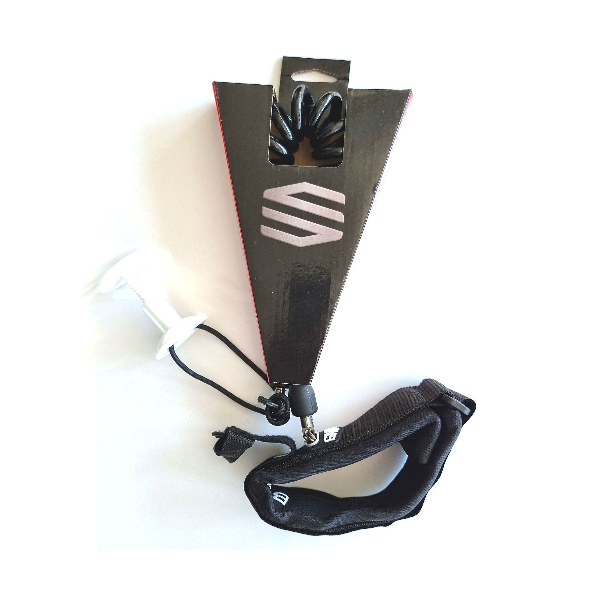 SNIPER Bodyboard Spiral Bizeps Leash Deluxe Black
