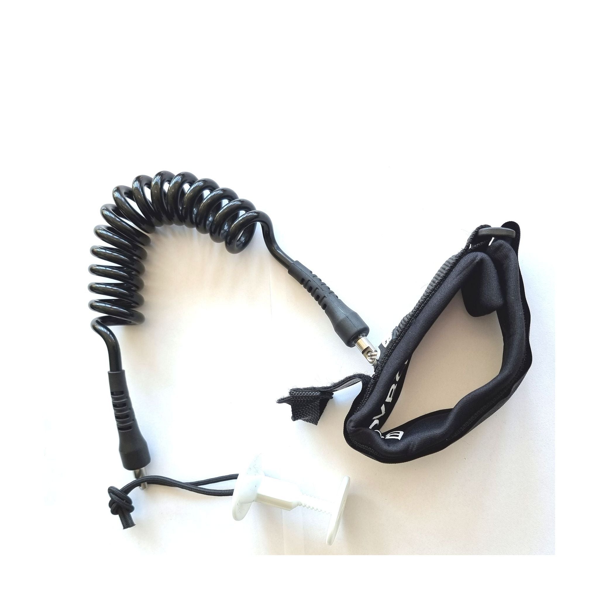 SNIPER Bodyboard Spiral Bizeps Leash Deluxe Black
