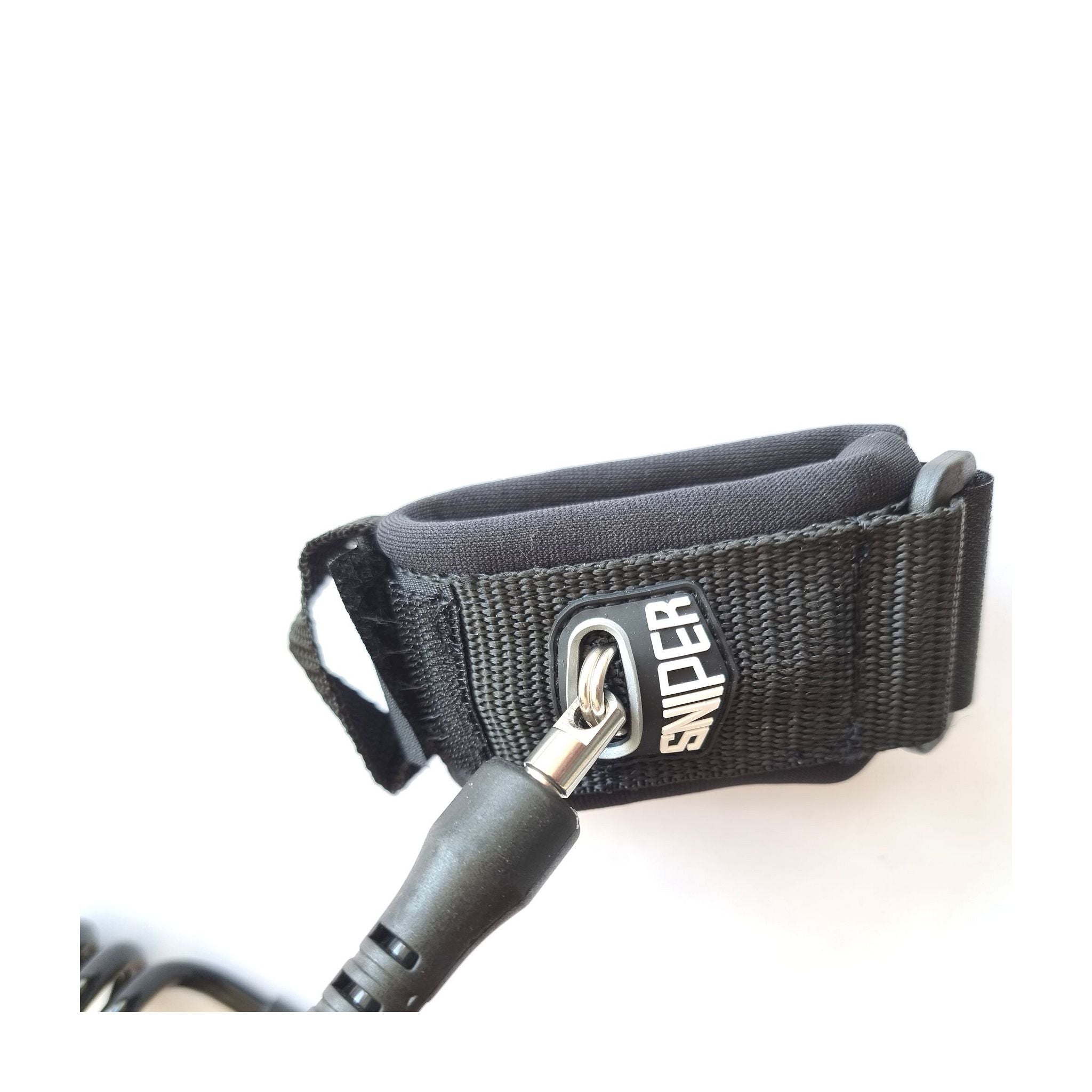 SNIPER Bodyboard Spiral Bizeps Leash Deluxe Black