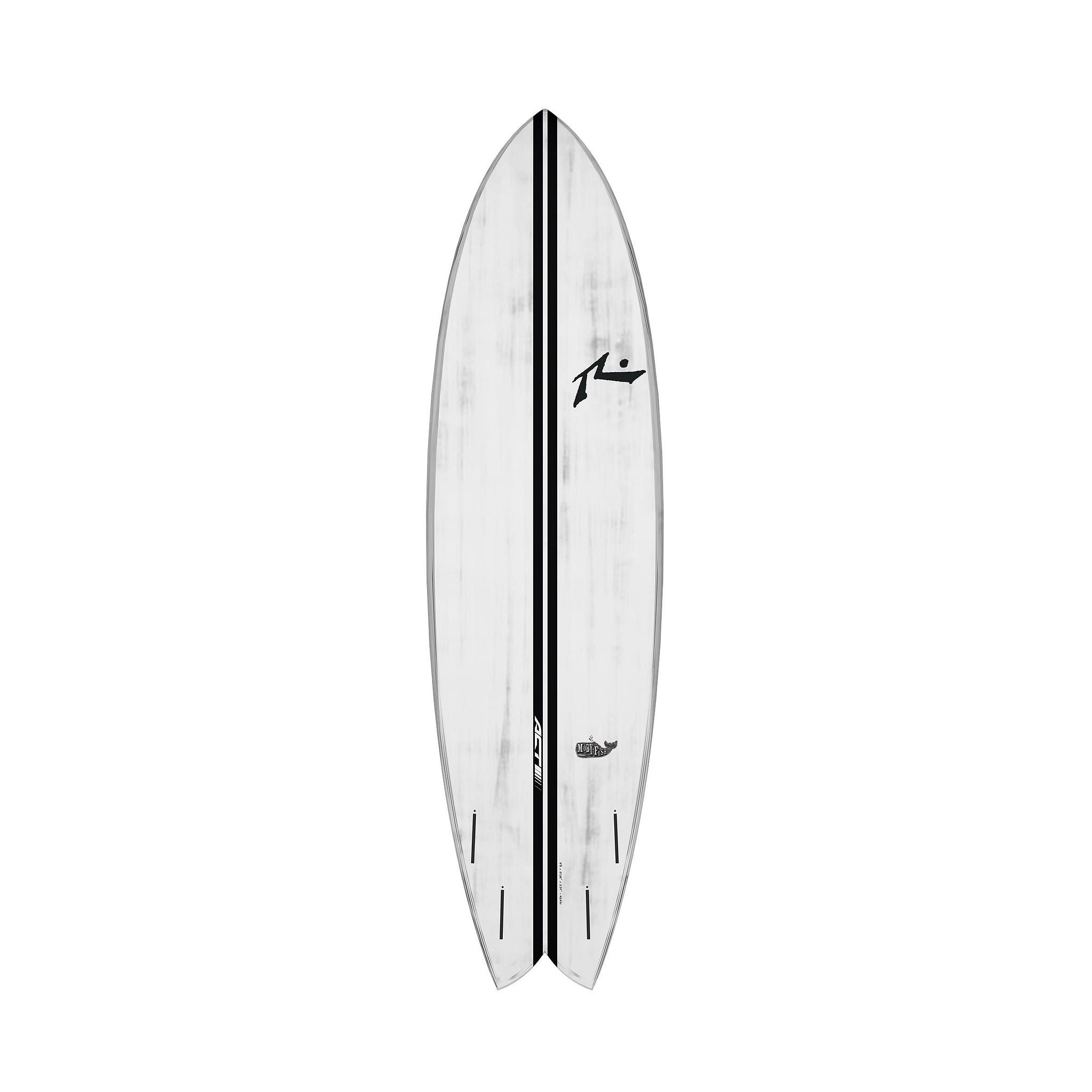 Surfboard RUSTY ACT Moby Fish Quad White Fish