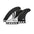 FUTURES Thruster Fin Set Sharp Eye Honeycomb White
