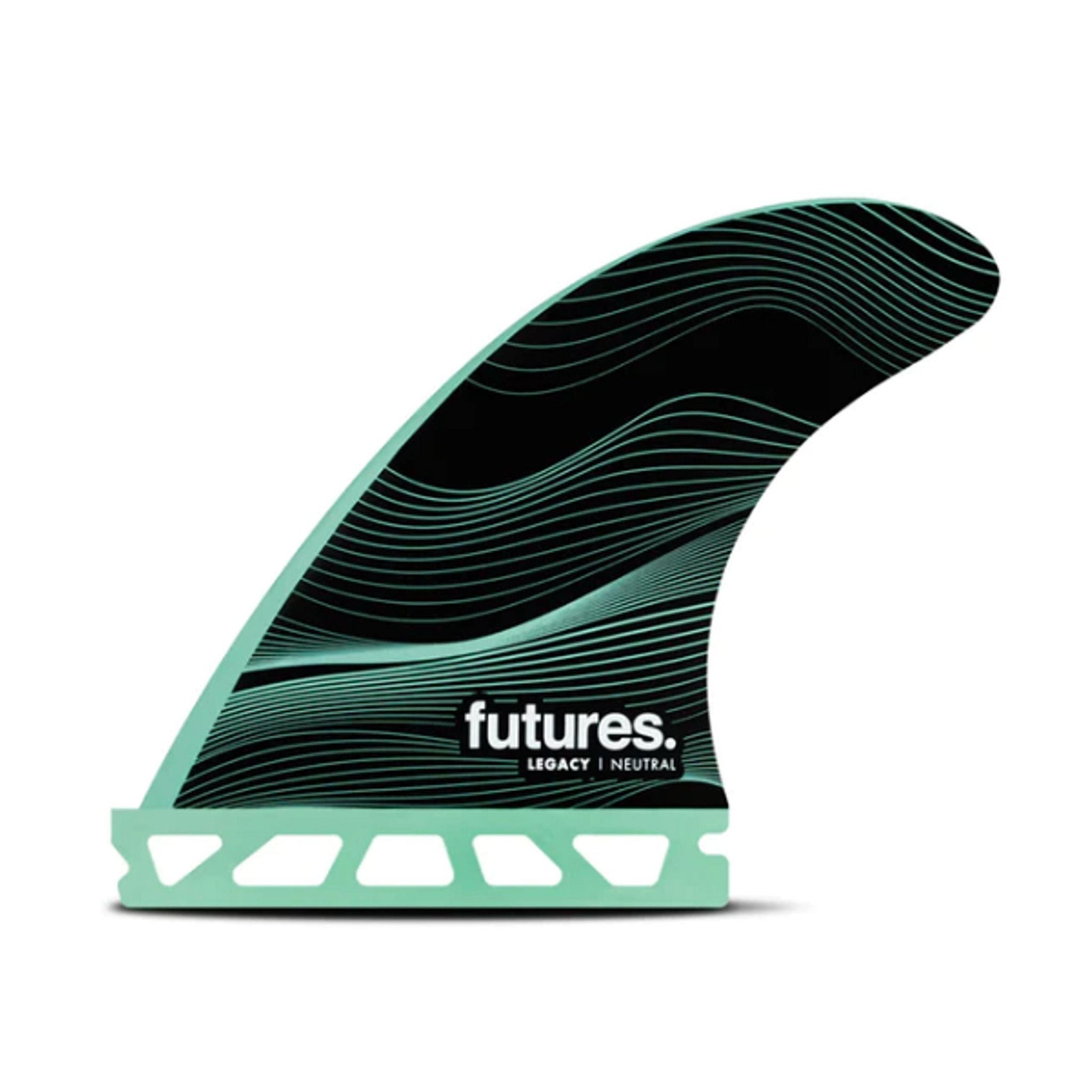 FUTURES Thruster Fin Set F4 Legacy neutral S Green 5.3
