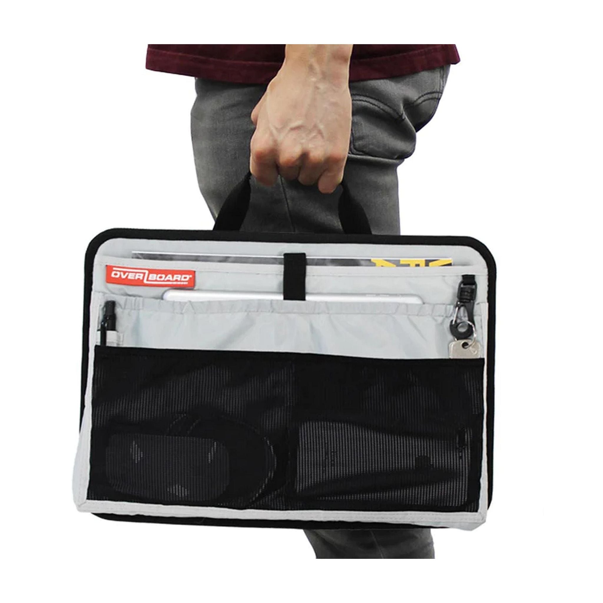 OverBoard Messenger Bag Organizer Inner Bag Grey