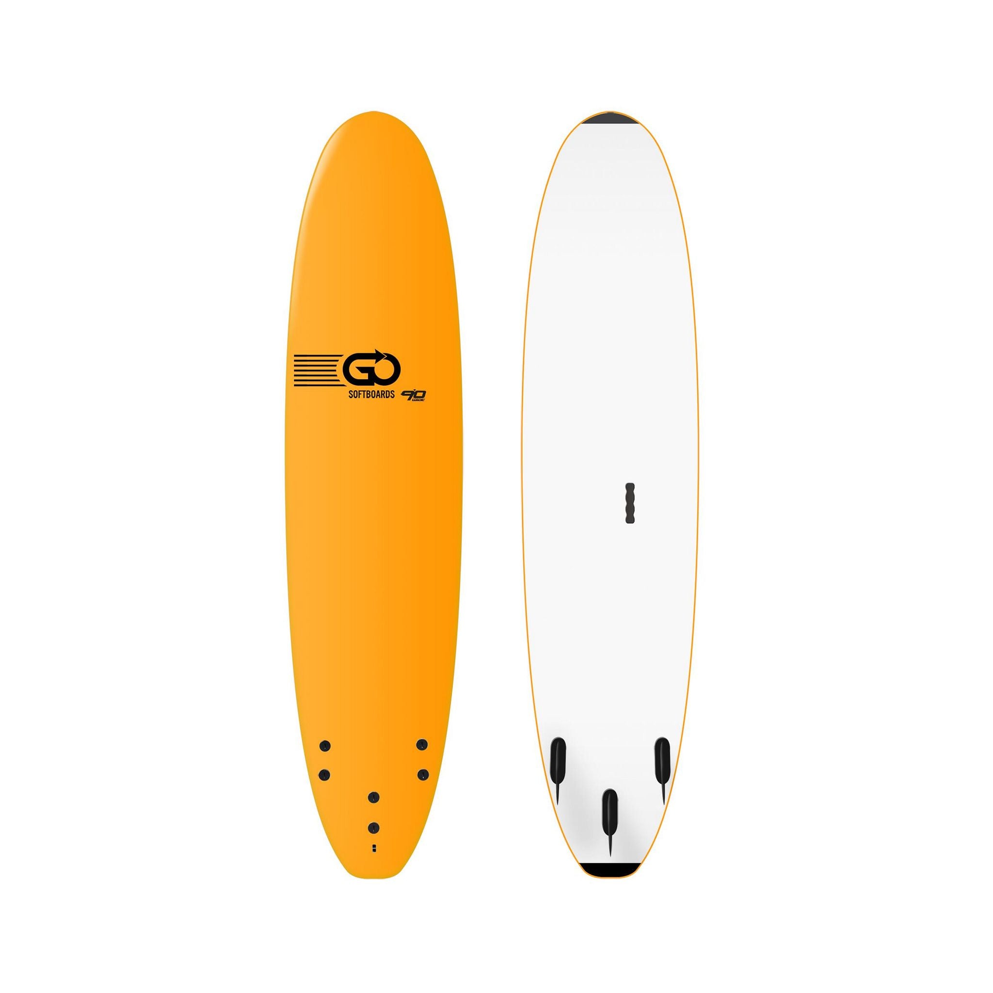GO Softboard School Surfboard 9.0 x 24 107.3 Orange Yellow