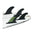 FUTURES Quad Thruster 5 Fin Set F8 Alpha L Olive 6.4