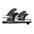 FUTURES Quad Thruster 5 Fin Set Gerry Lopez Alpha L Sand 5.2 / 6.8
