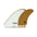Futures Twin Fin Set Christenson Fiberglass Unisize Brown