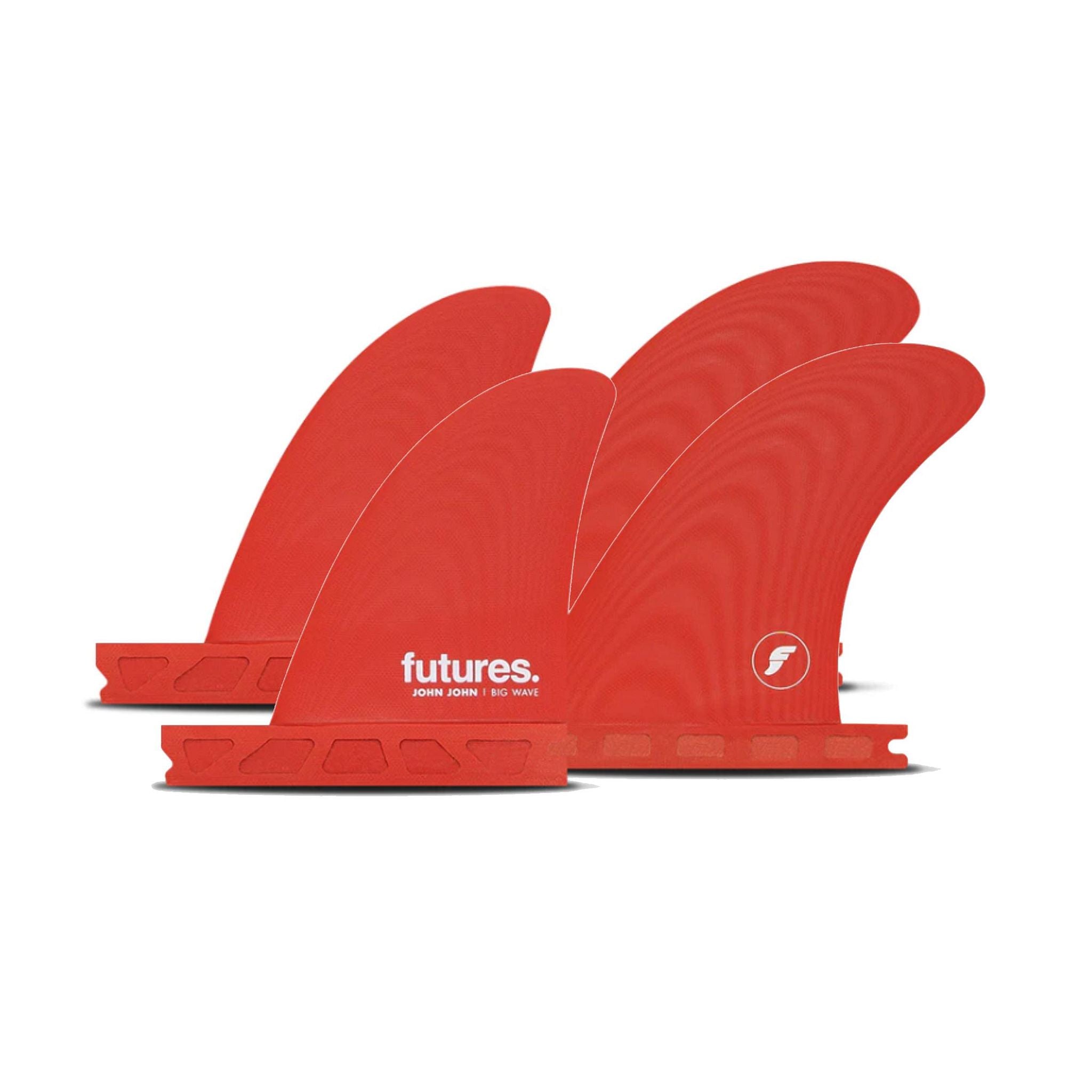 FUTURES Quad Fin Set JJ Florence Big Wave L Navy 2.2
