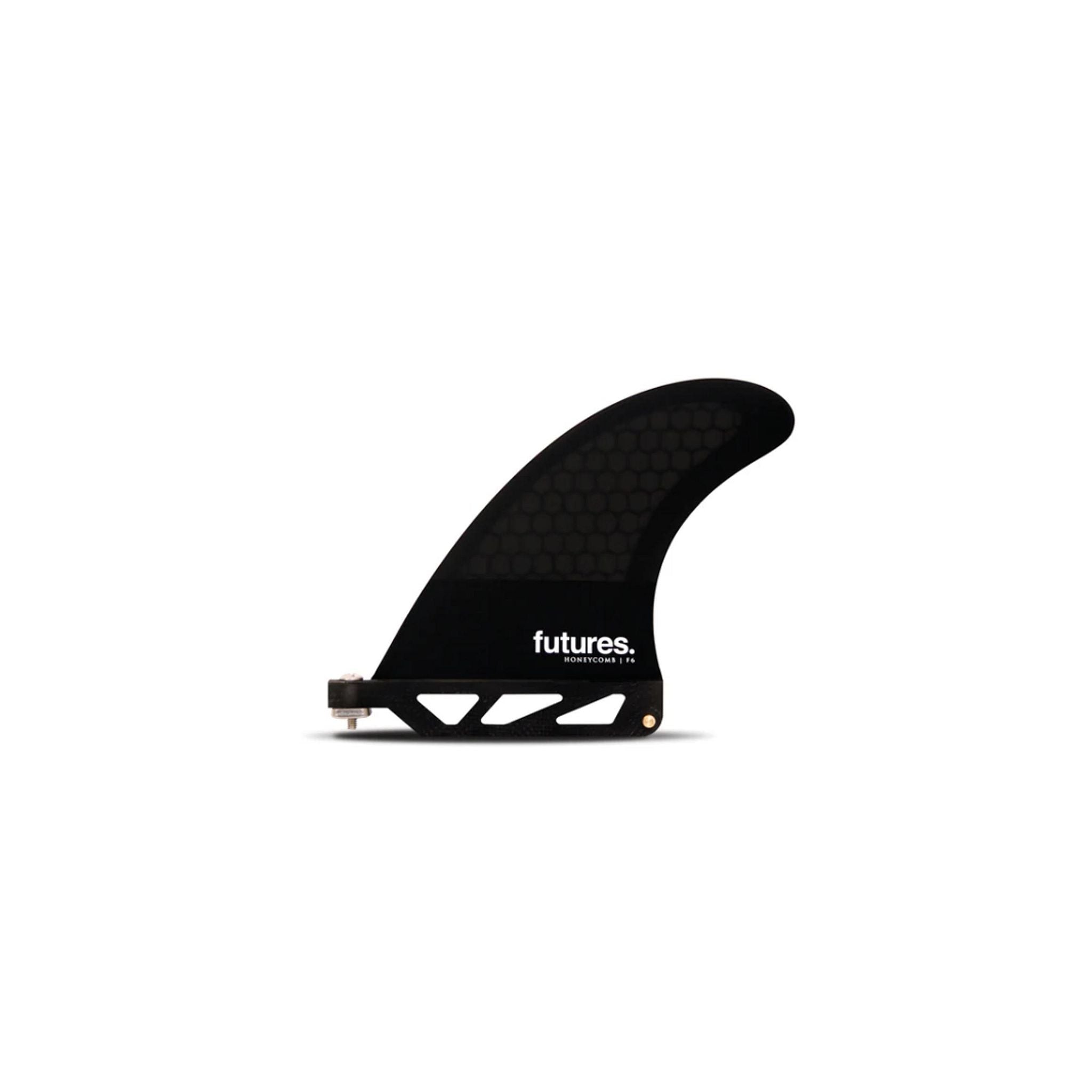 FUTURES Single Fin F6 Honeycomb US 4.56 Black