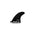 FUTURES Single Fin F6 Honeycomb US 4.56 Black