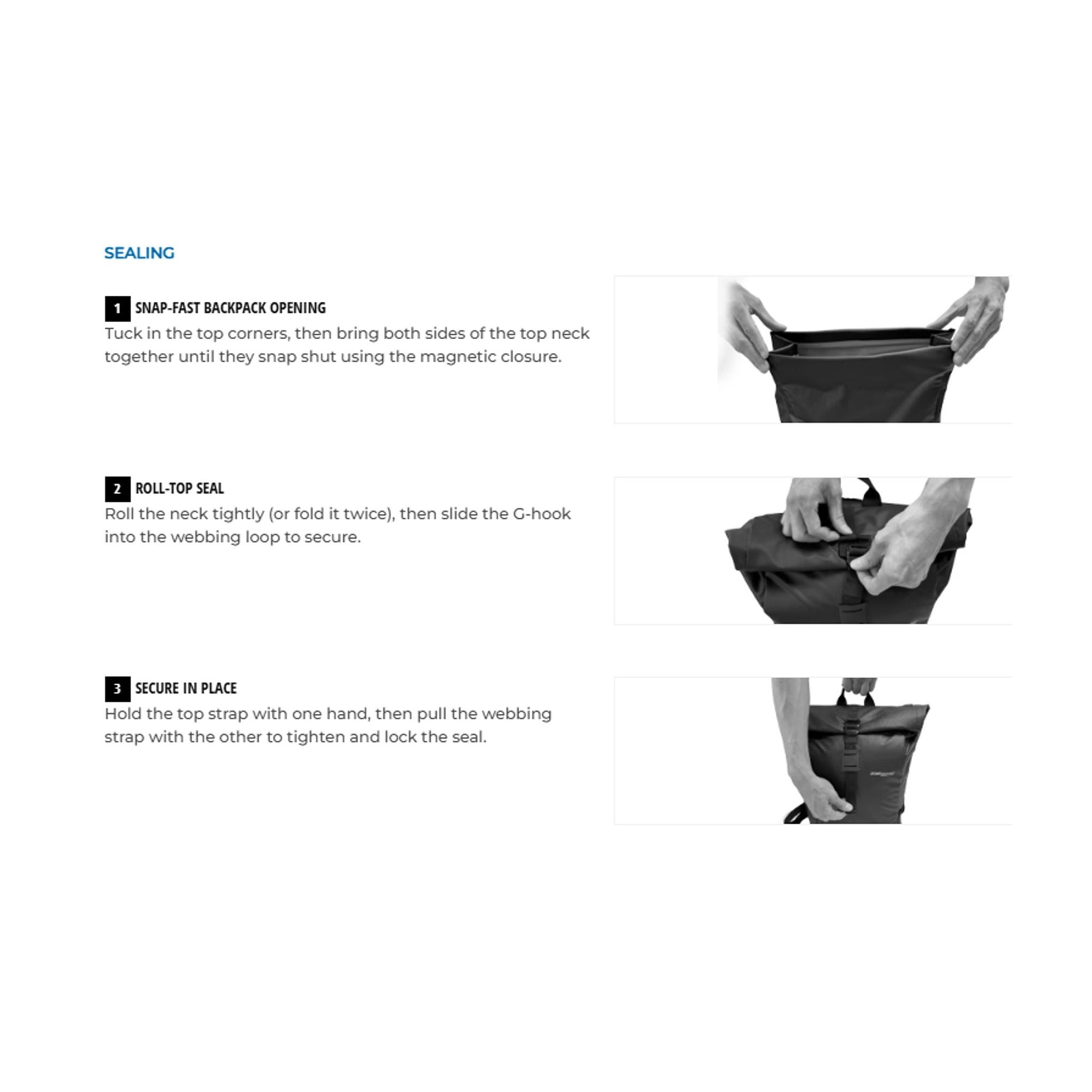 OverBoard waterproof URBAN backpack 20 Black