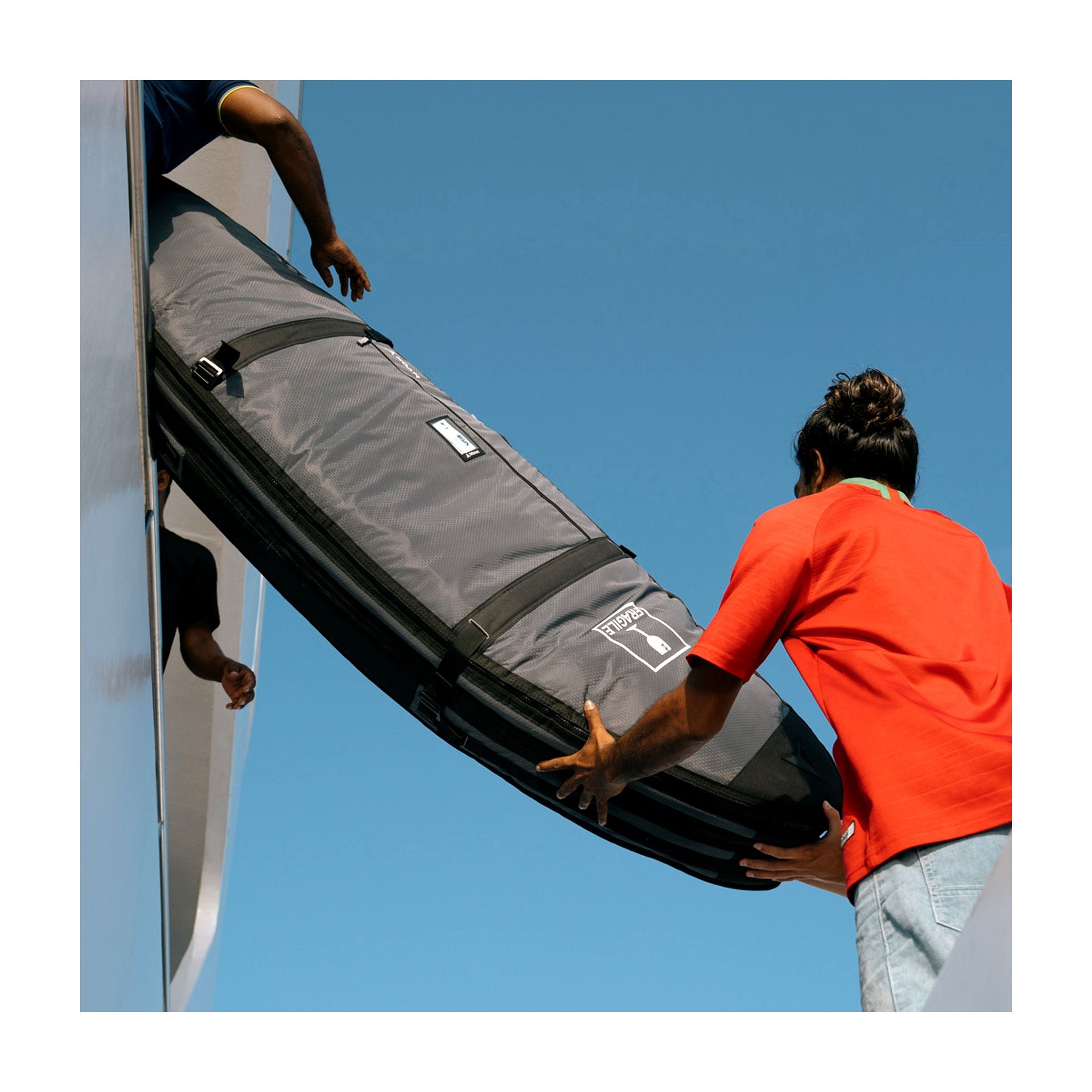 ROAM Boardbag Surfboard Converter Coffin Black