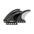FUTURES Thruster Fin Set 3/2 Blackstix+ L Silver