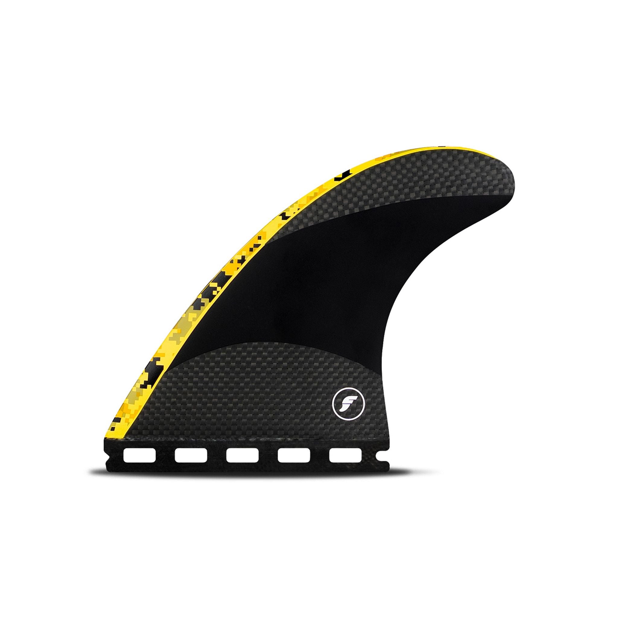 FUTURES Thruster Fin Set John John Techflex M Yellow 3.7