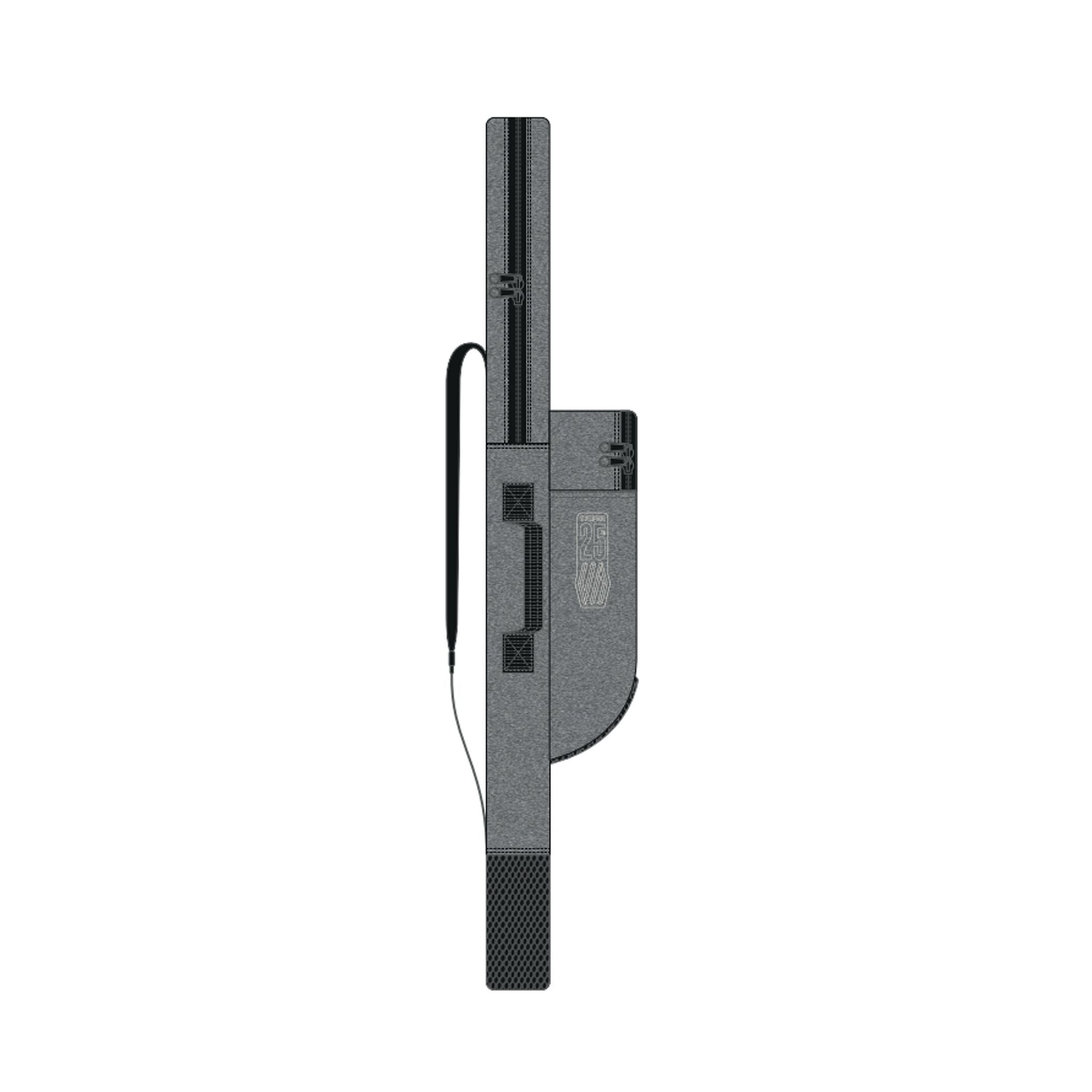 SNIPER Single Cover Deluxe Bodyboard-Tasche 107 x 60 Grey