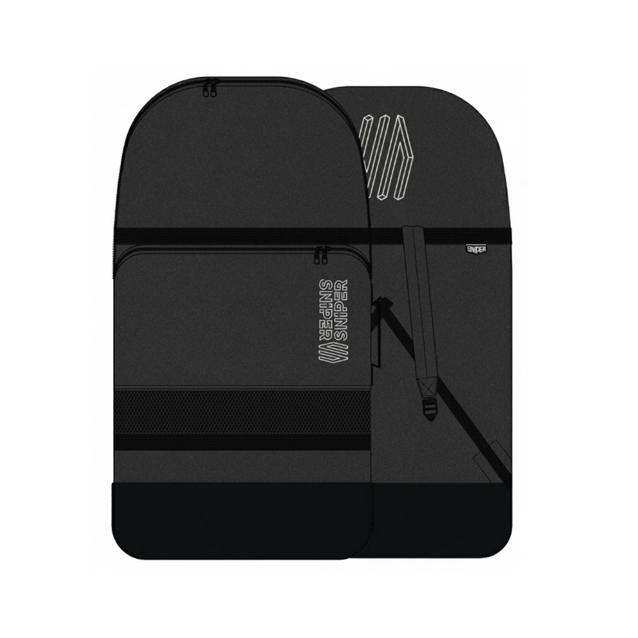 SNIPER Single Cover Deluxe Bodyboard Bag 107 x 60 Black