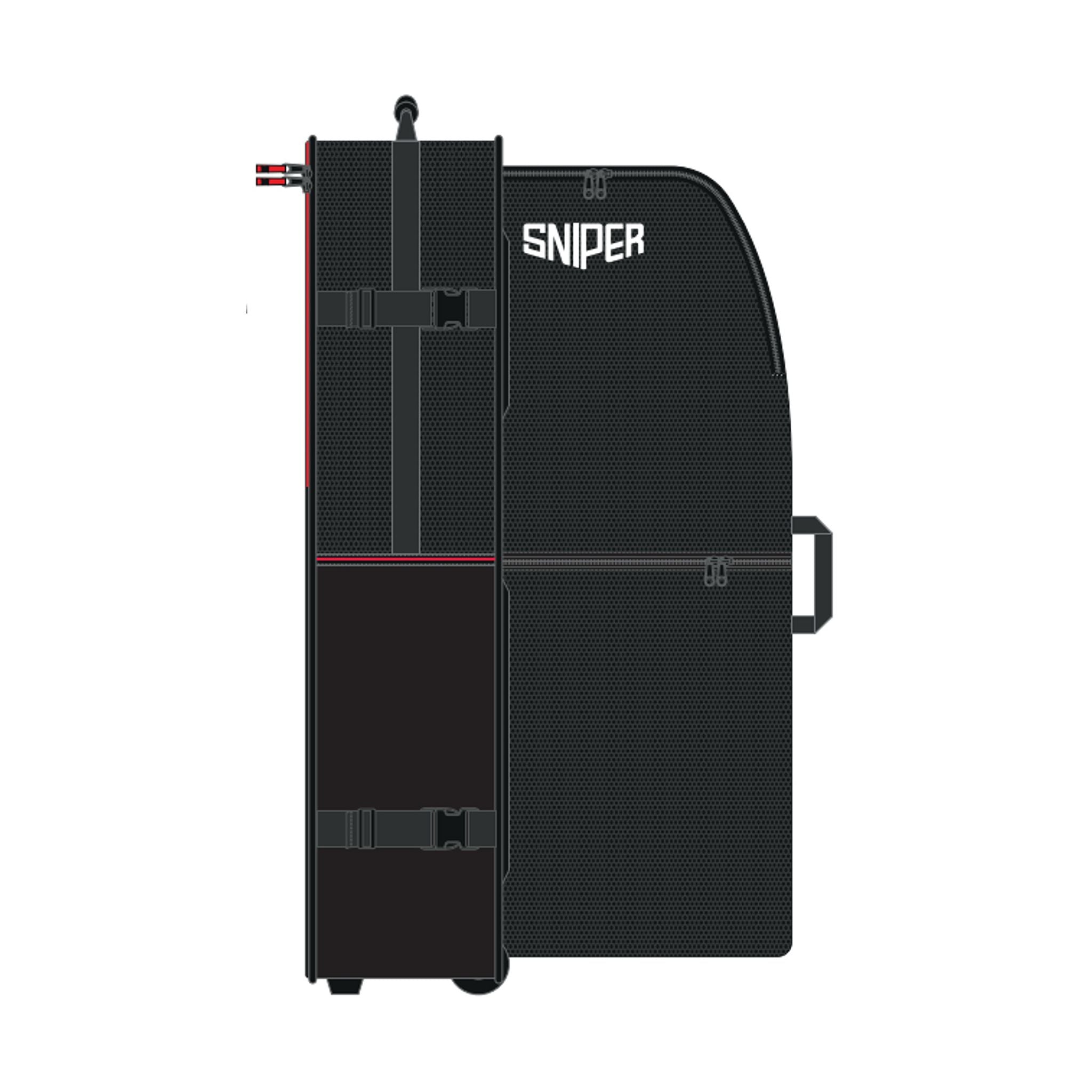 SNIPER Rollcover Bodyboard-Tasche mit Rollen 114 x 57 Black