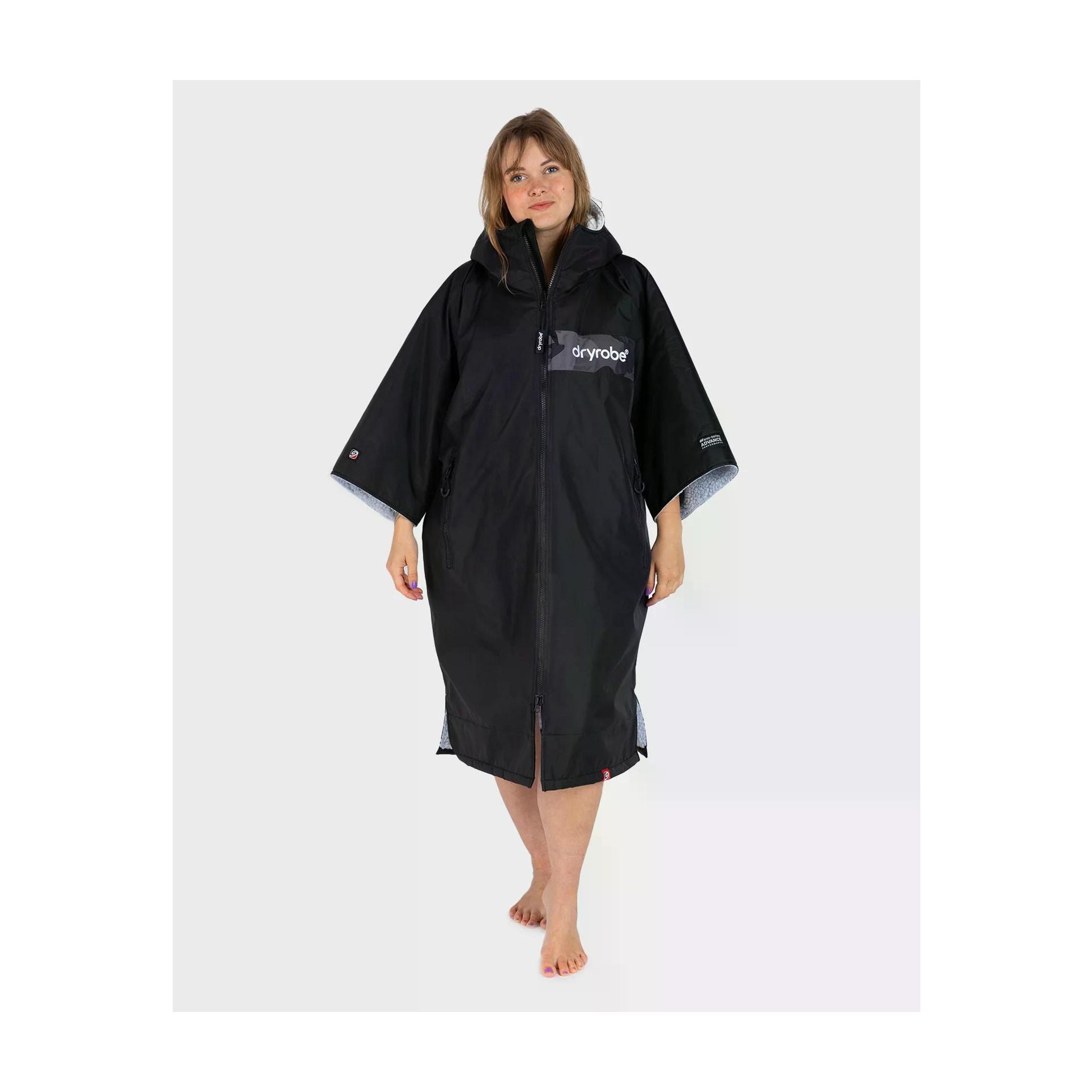 DRYROBE Advance Short Sleeve Black Red L