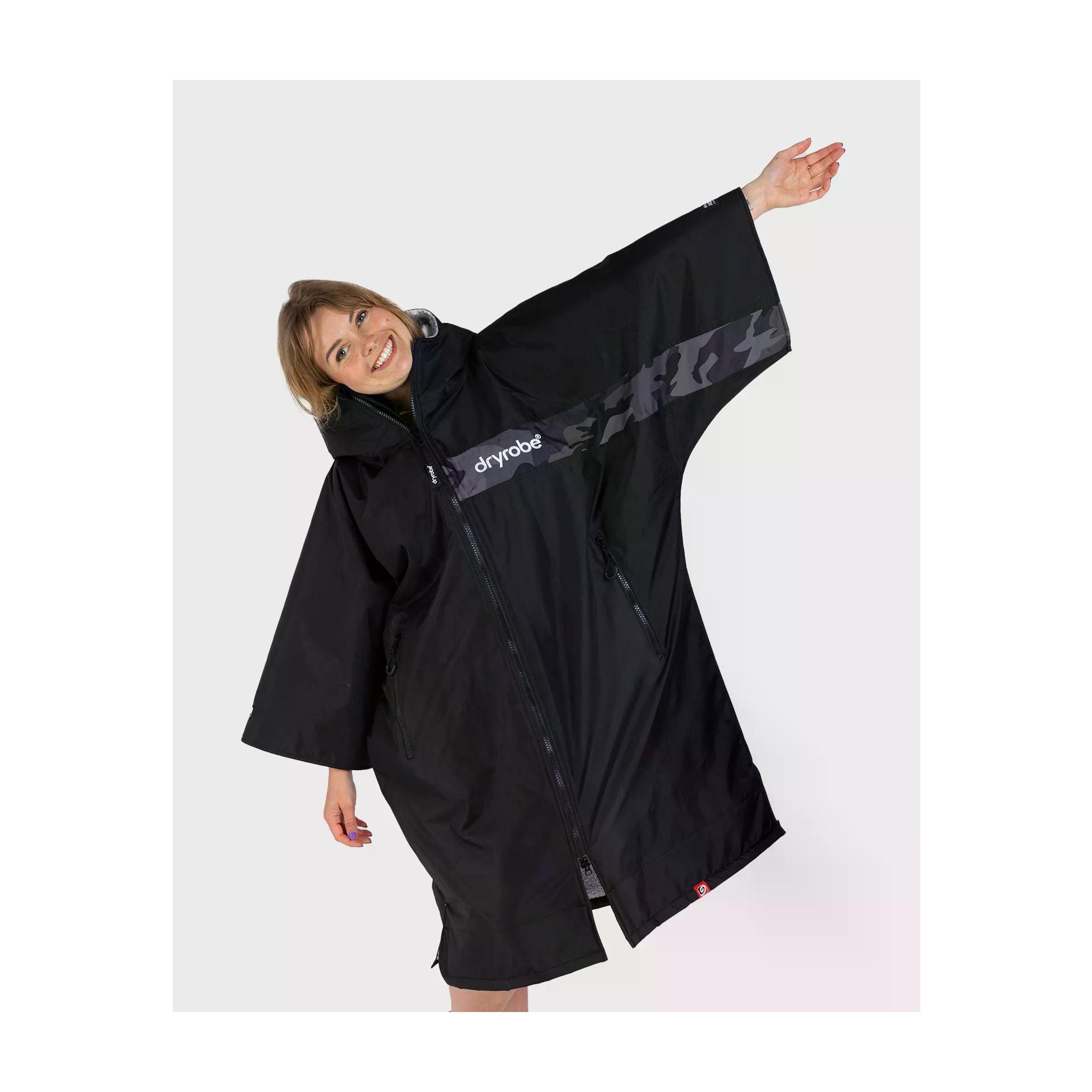DRYROBE Advance Short Sleeve Black Red L