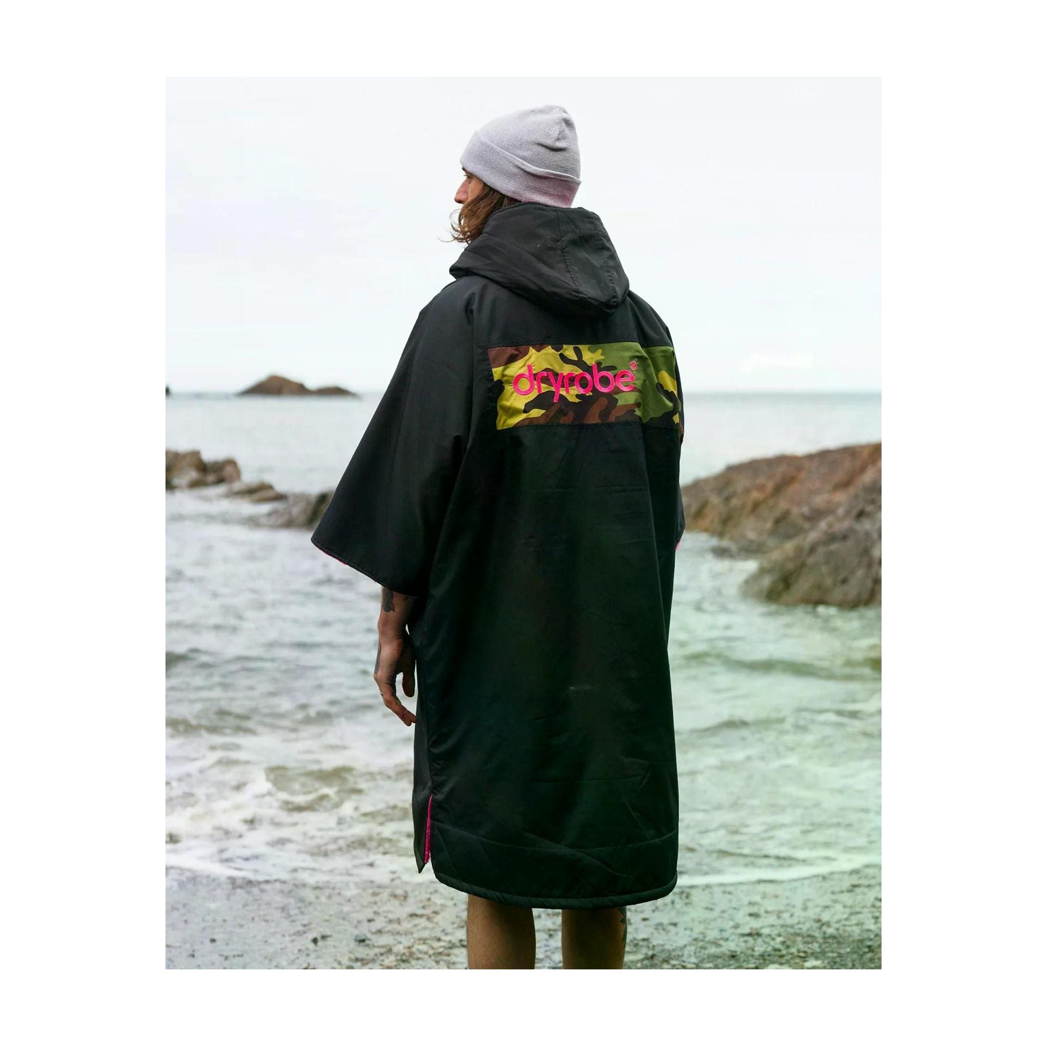 DRYROBE Advance Short Sleeve Black Red L