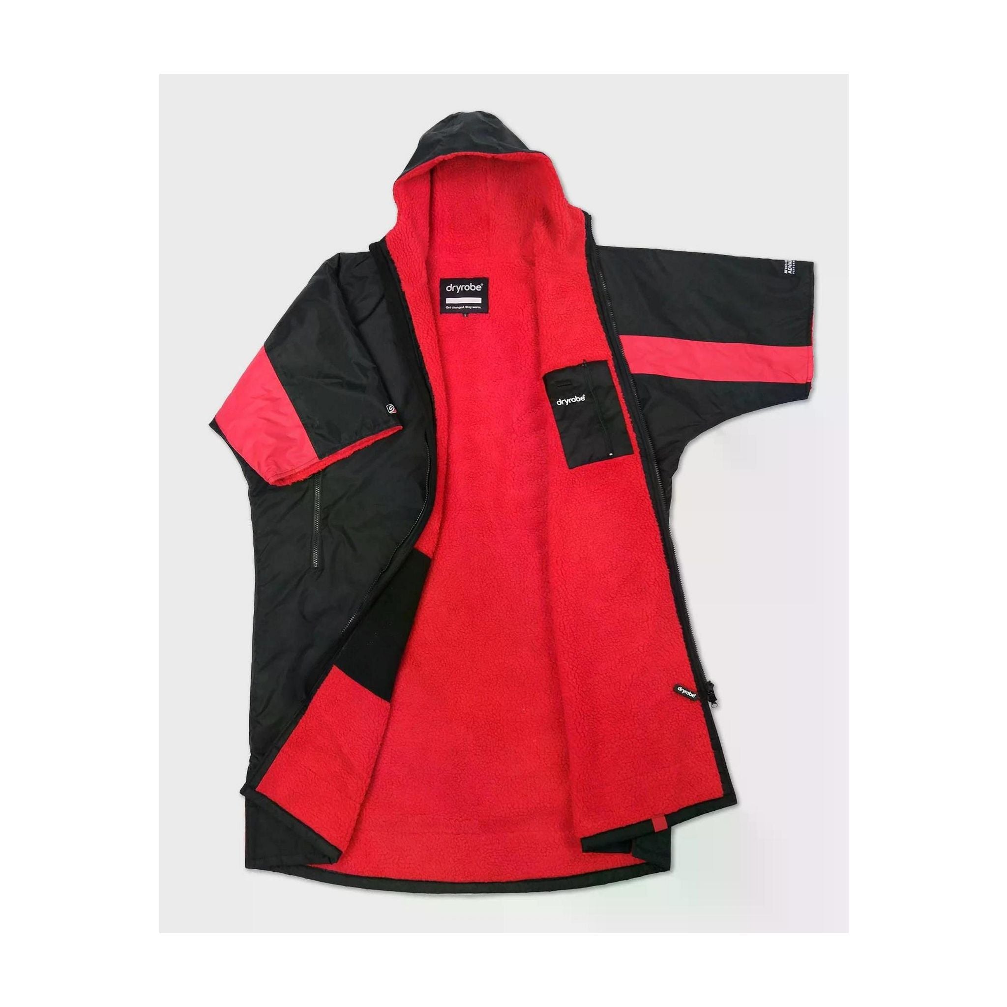 DRYROBE Advance Short Sleeve Black Red L